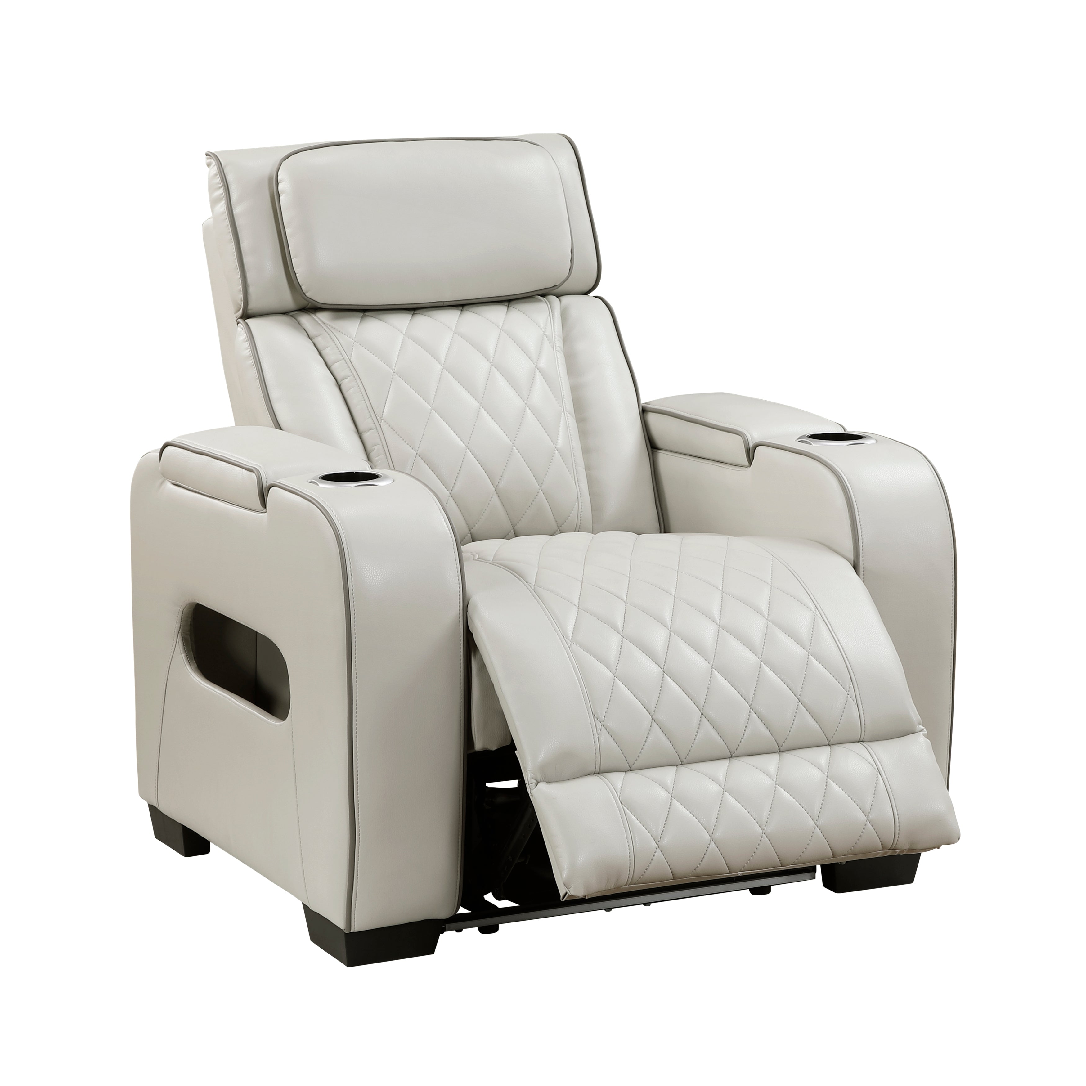 Fairway Taupe Power Double Reclining Living Room Set from Homelegance - Luna Furniture