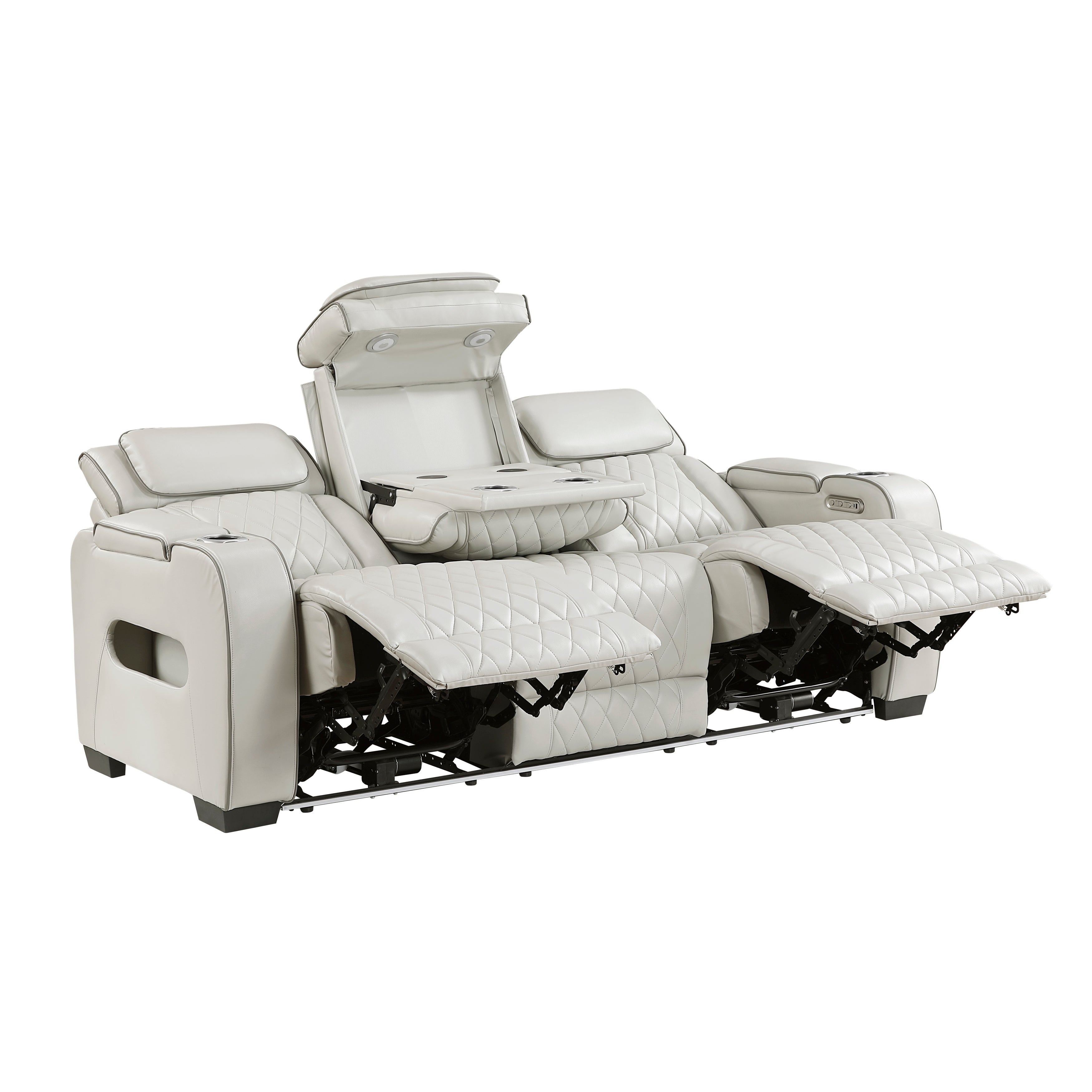 9516TPE*2PWH 2pc Set: Sofa, Love (Power) - 9516TPE*2PWH