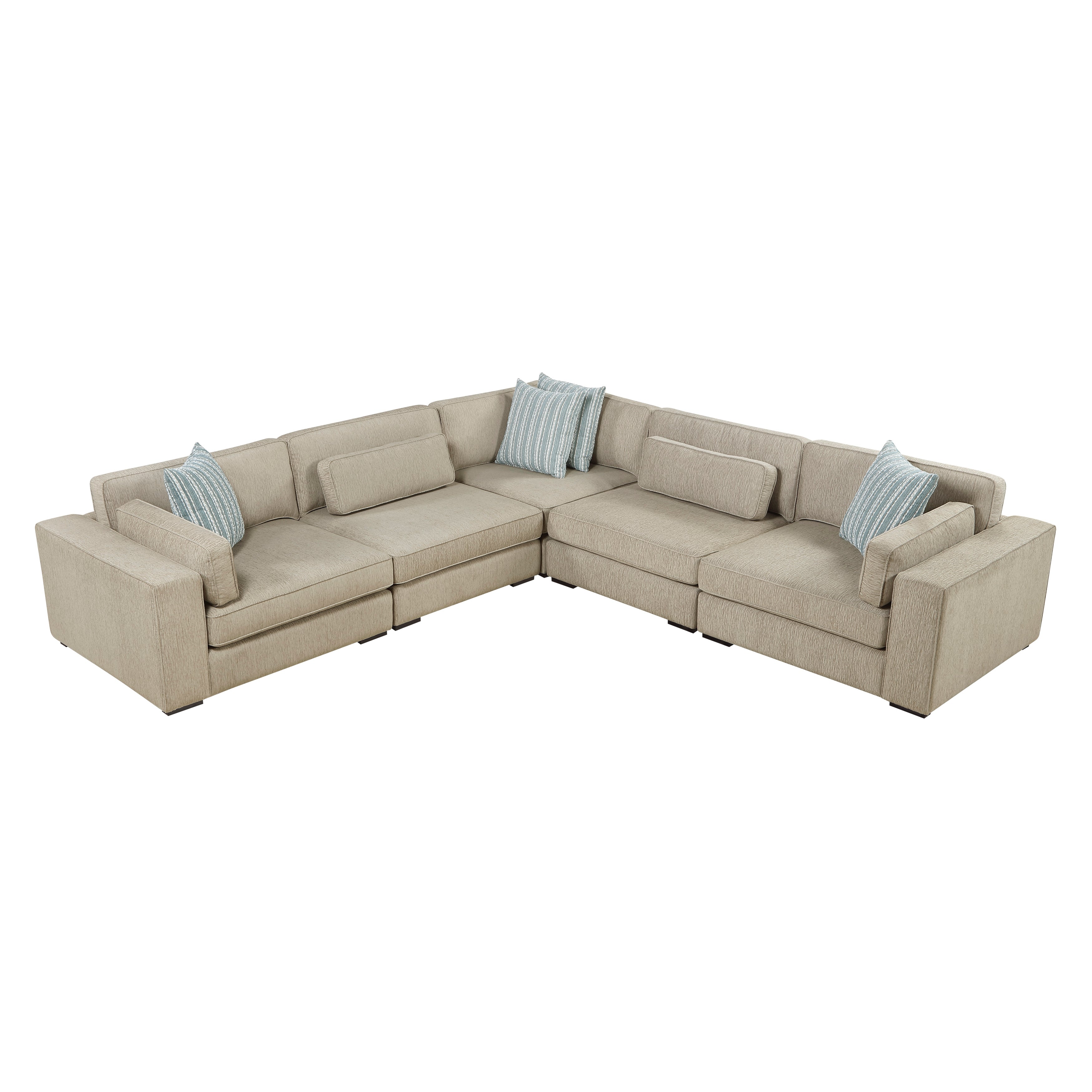 9535PT*51L1R (5)5-Piece Sectional - 9535PT*51L1R