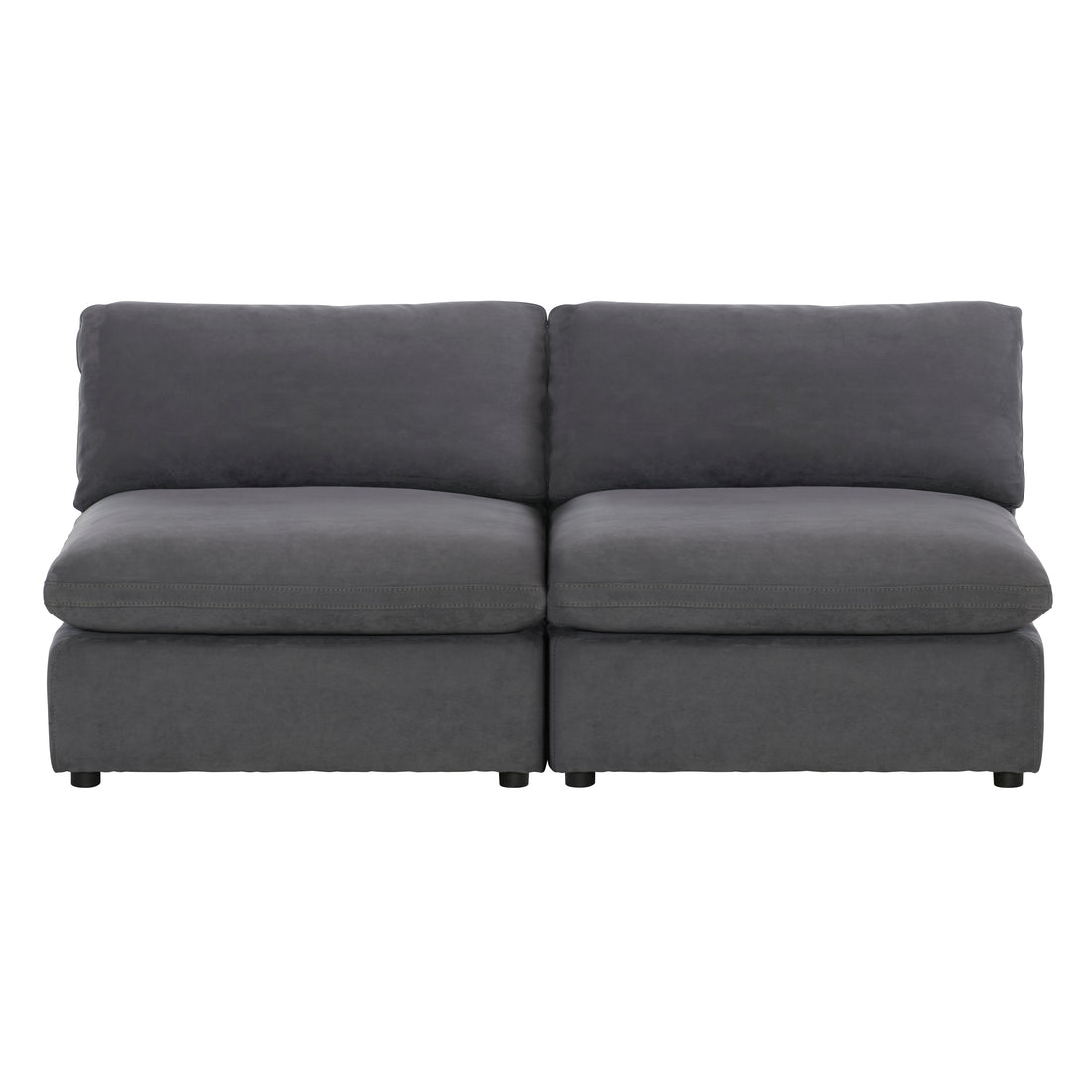 9546GY-2AC* (2)Armless Love Seat - 9546GY-2AC*