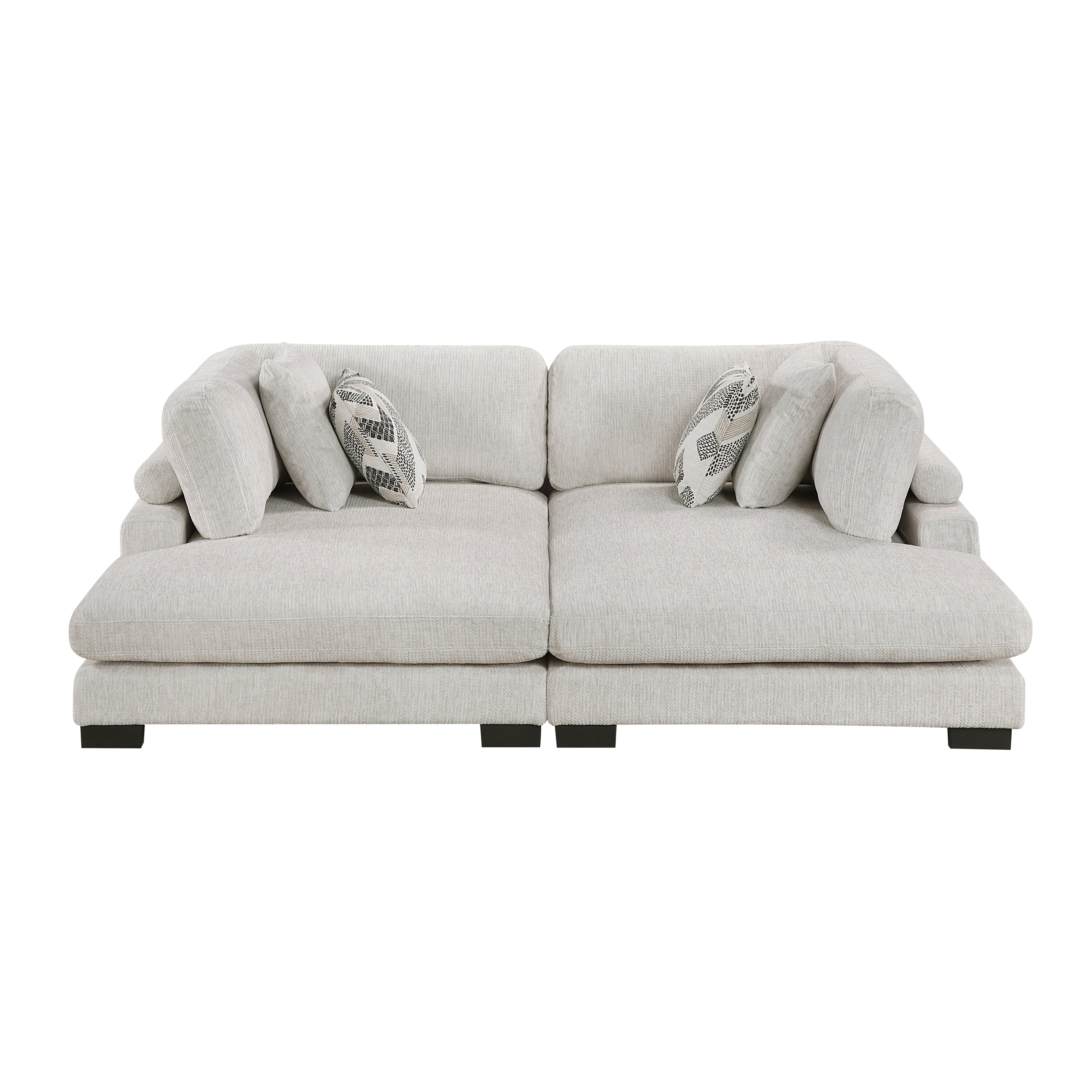 9555BEG*2VC (2)2-Piece Chaises - 9555BEG*2VC