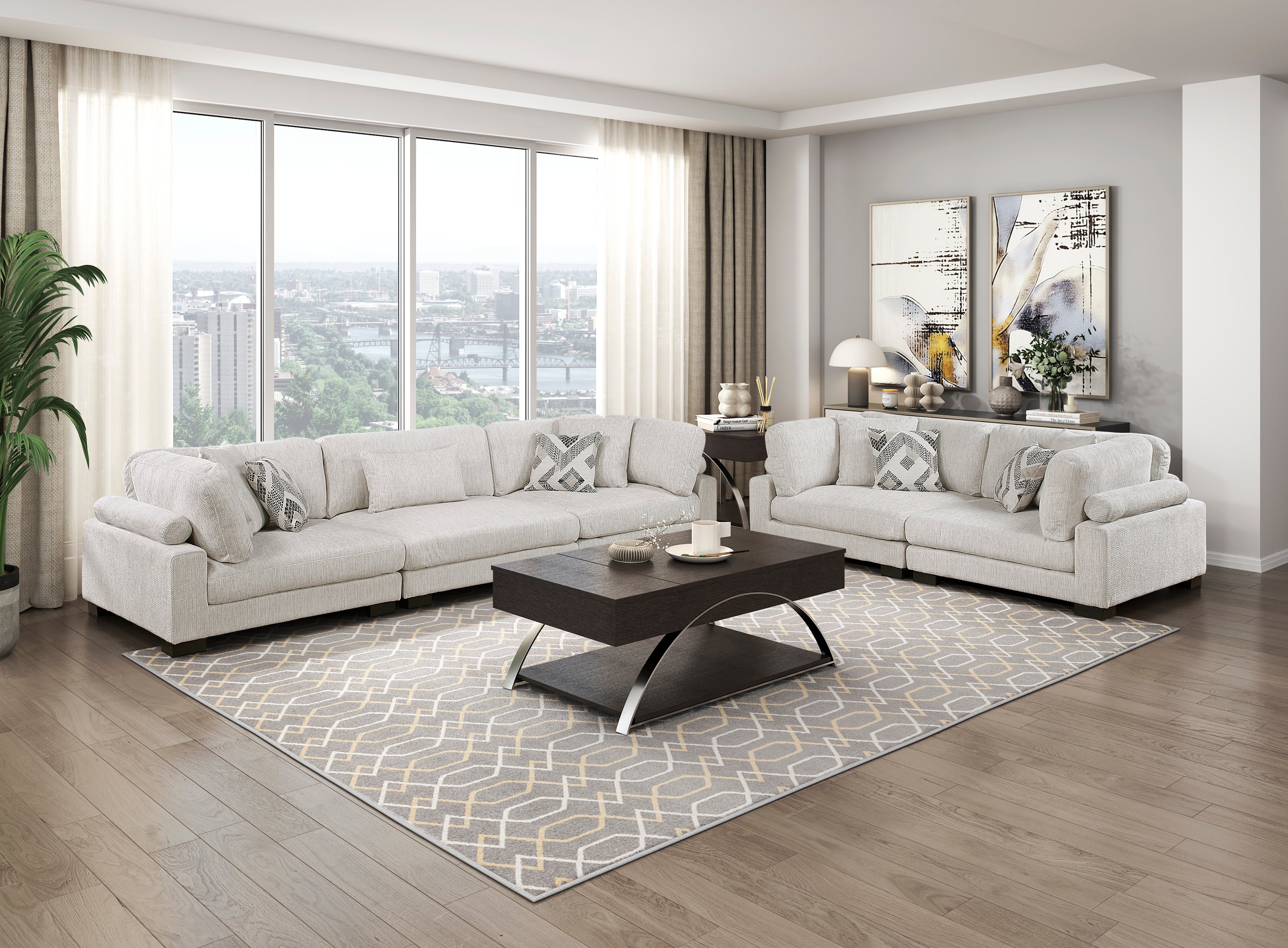 9555BEG-3* (3)Sofa - 9555BEG-3*