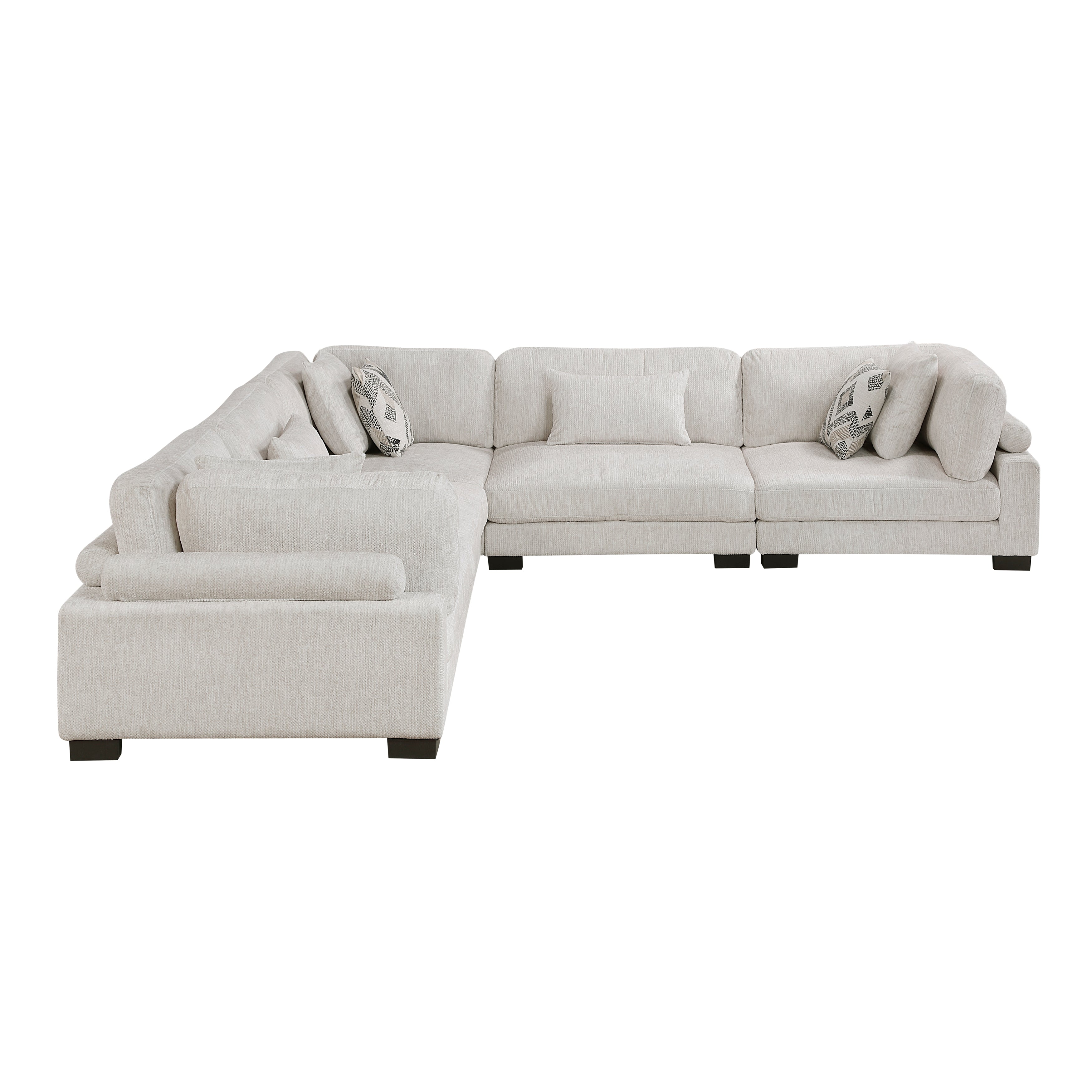 9555BEG*53CR2AC (5)5-Piece Modular Sectional - 9555BEG*53CR2AC