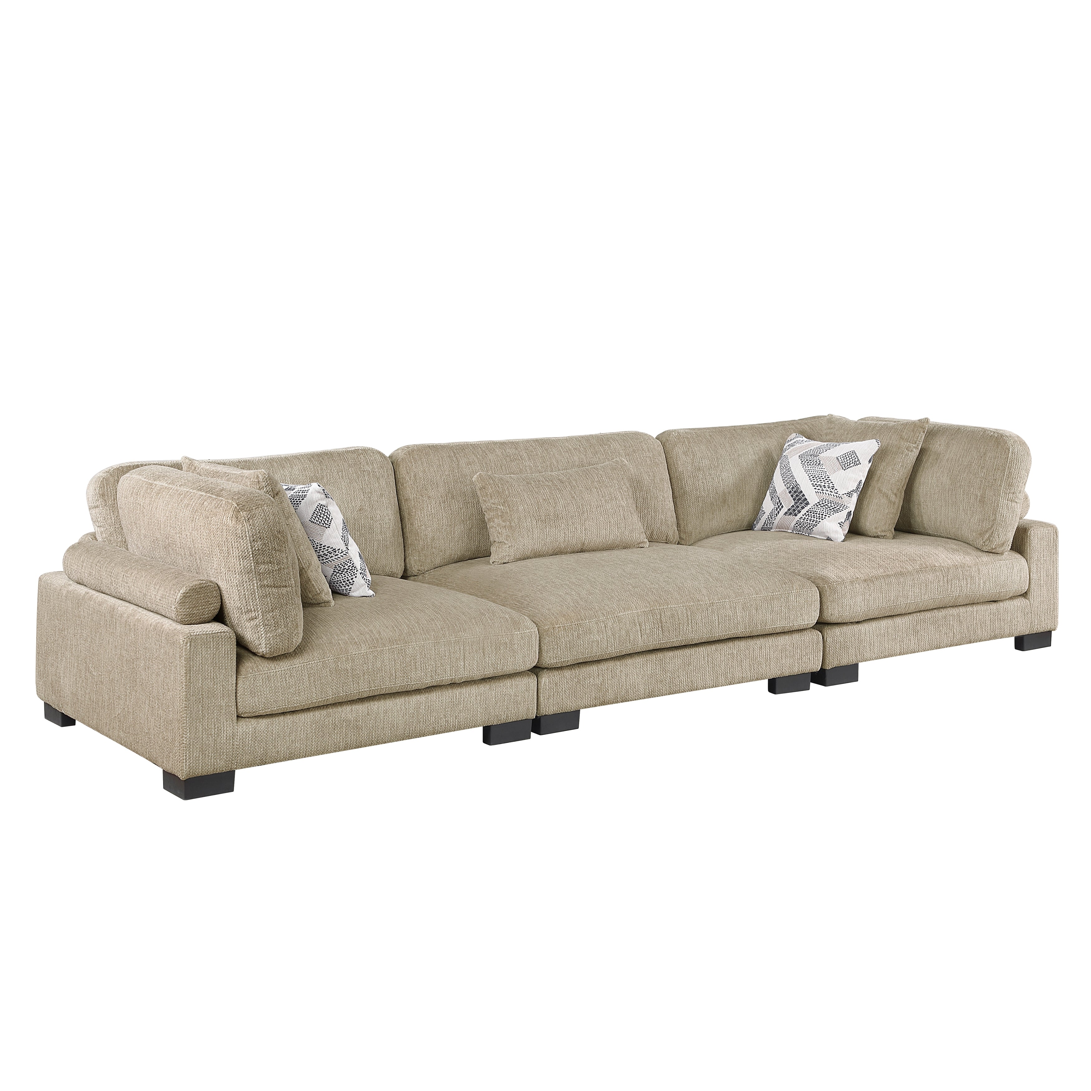 9555BRW-3* (3)Sofa - 9555BRW-3*