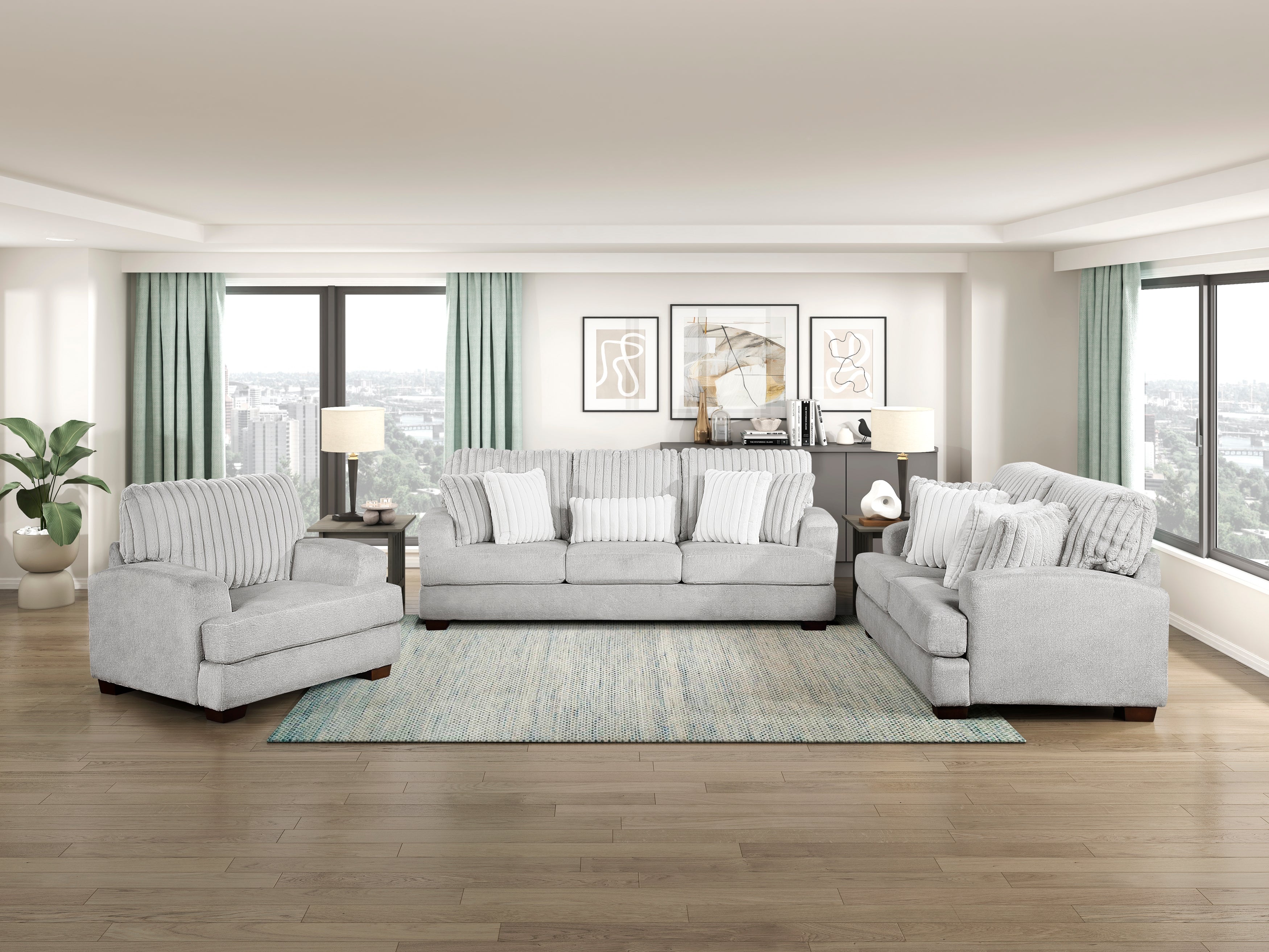9558LG-3 Sofa - 9558LG-3