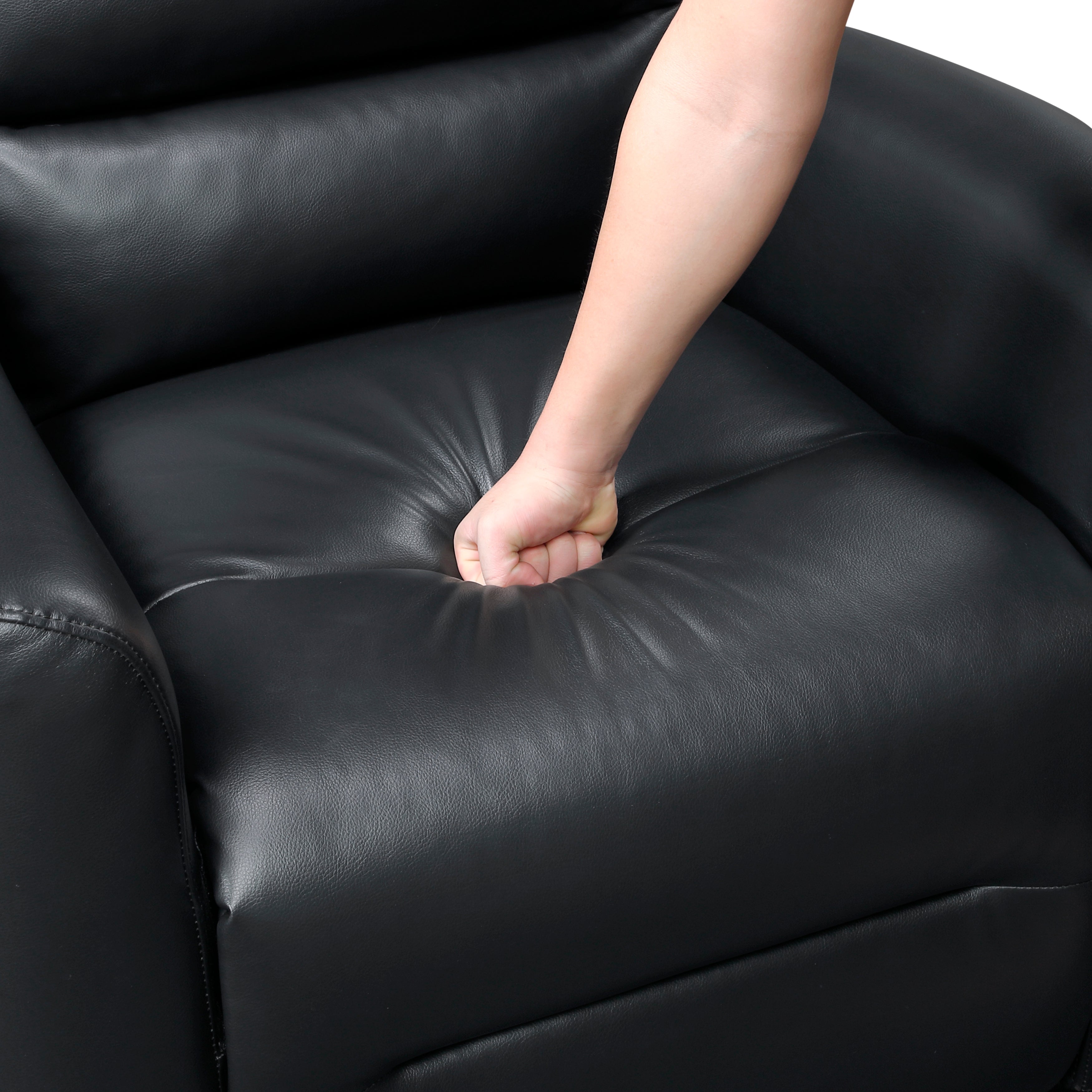 9570BLK-1SW Swivel Glider Reclining Chair - 9570BLK-1SW