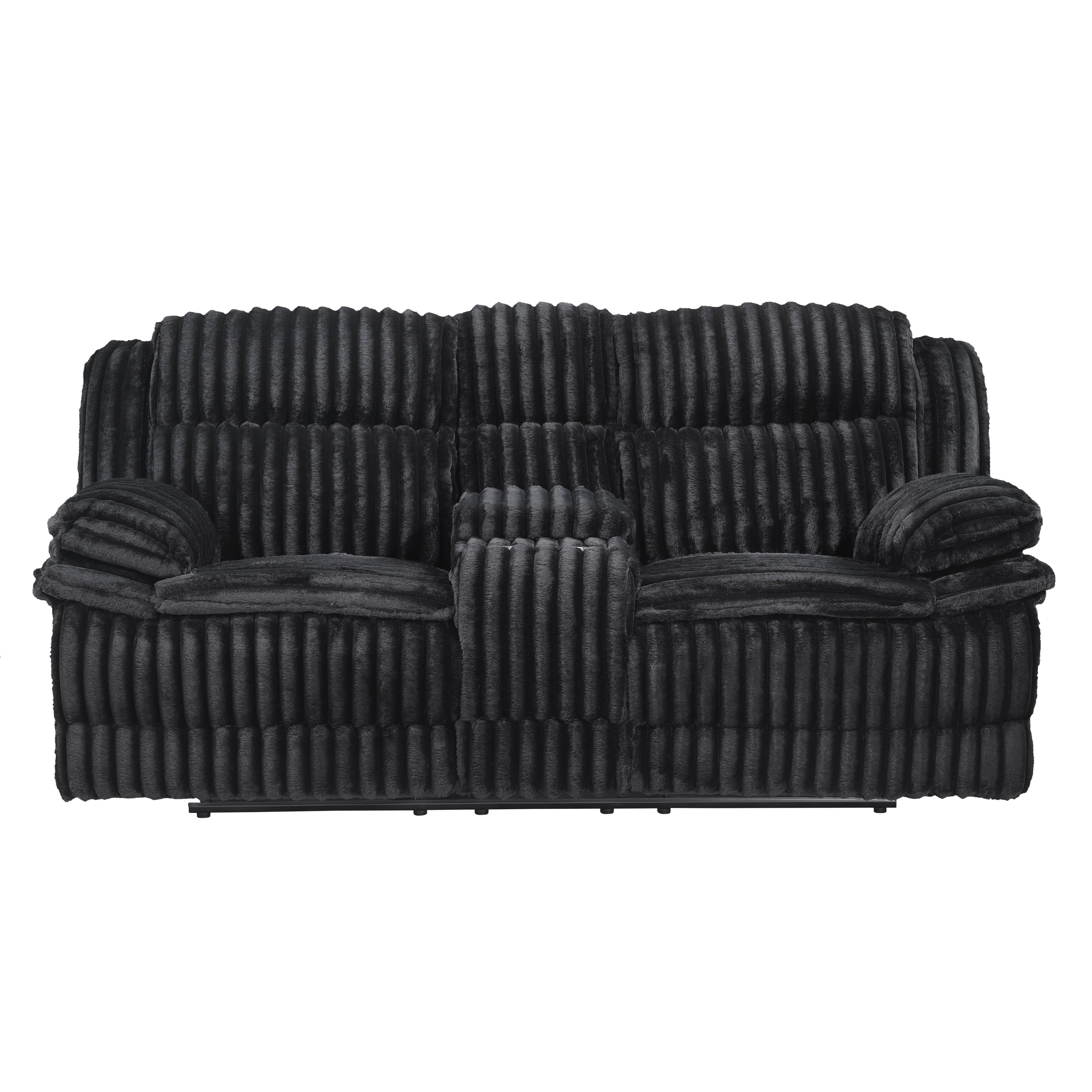 Goodland Black Double Reclining Living Room Set from Homelegance - Luna Furniture