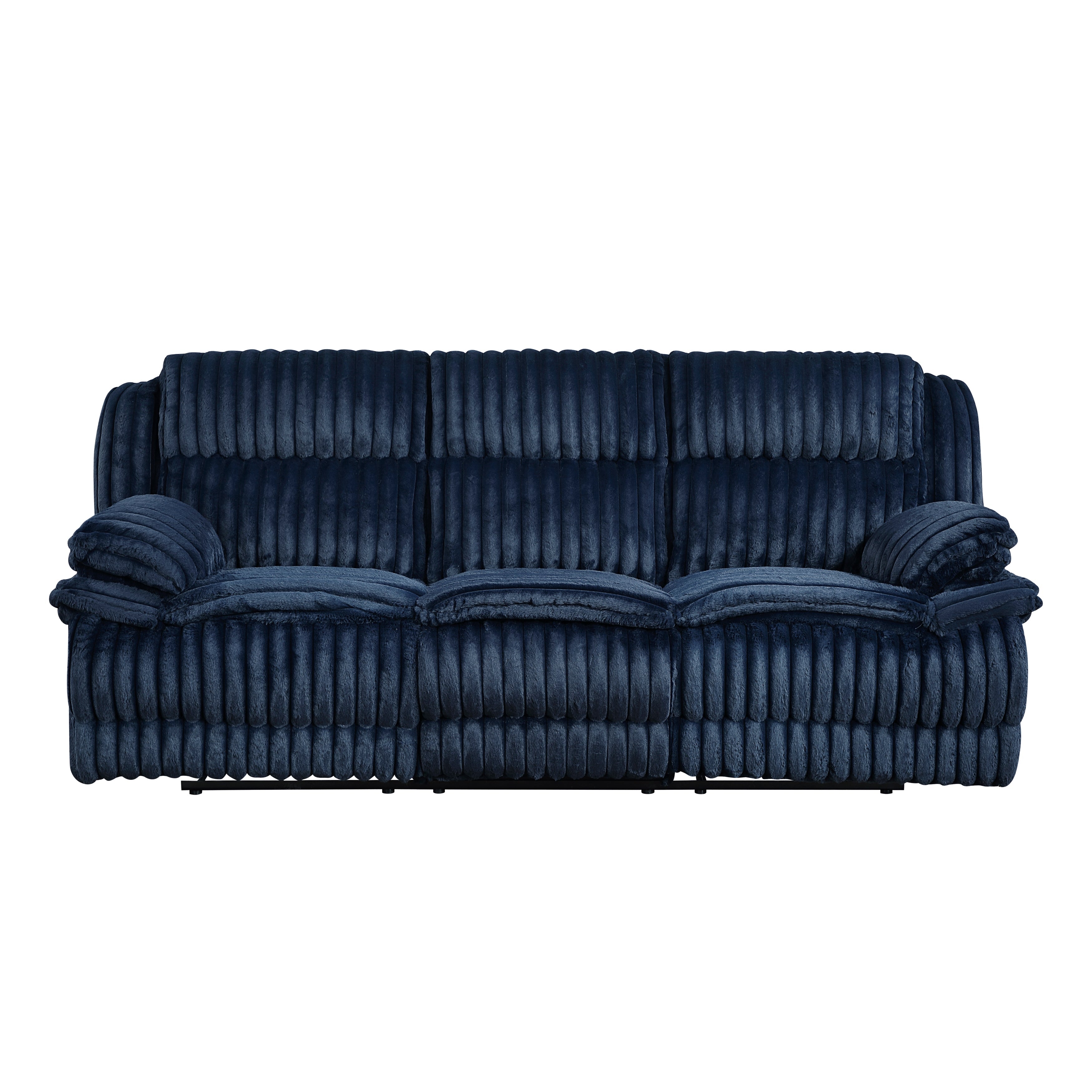 Goodland Blue Double Reclining Living Room Set from Homelegance - Luna Furniture