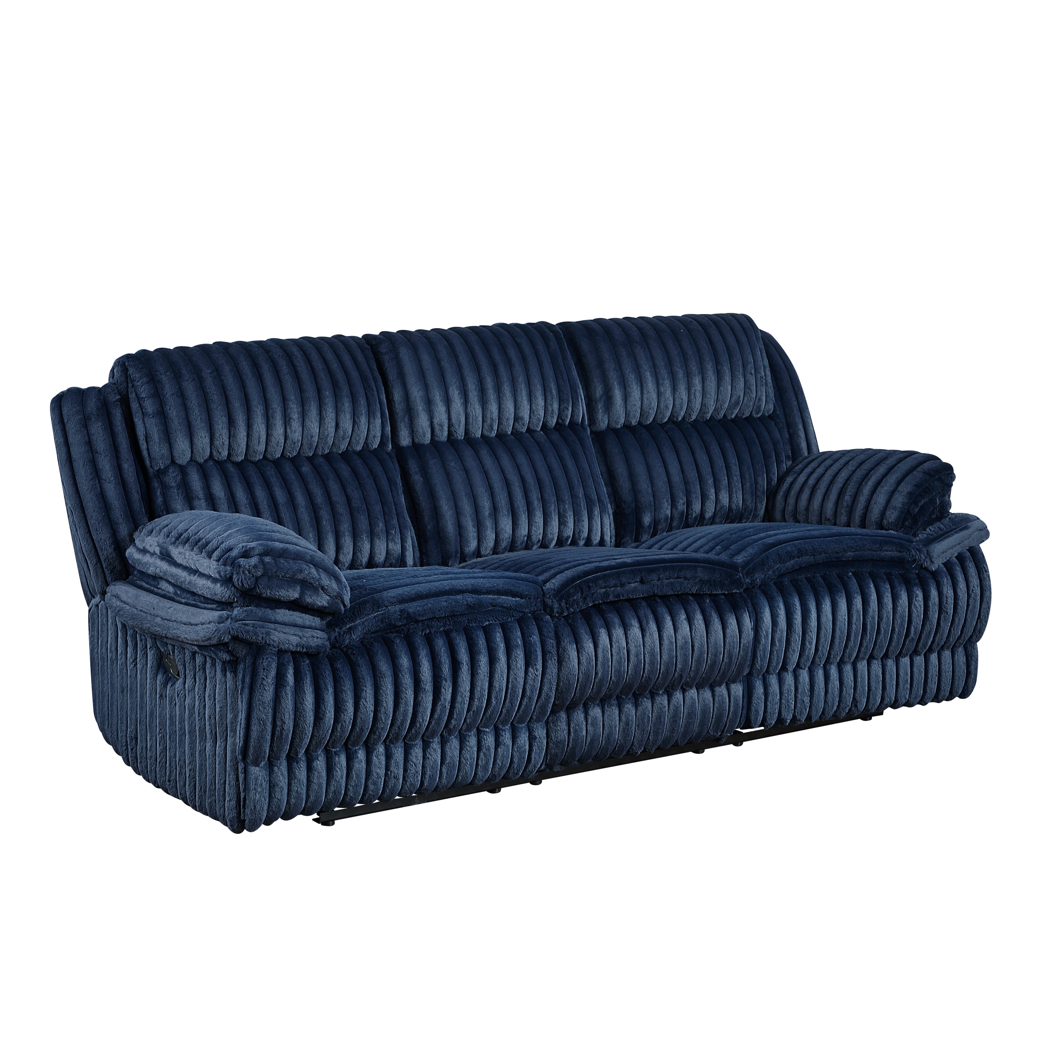 Goodland Blue Double Reclining Living Room Set from Homelegance - Luna Furniture