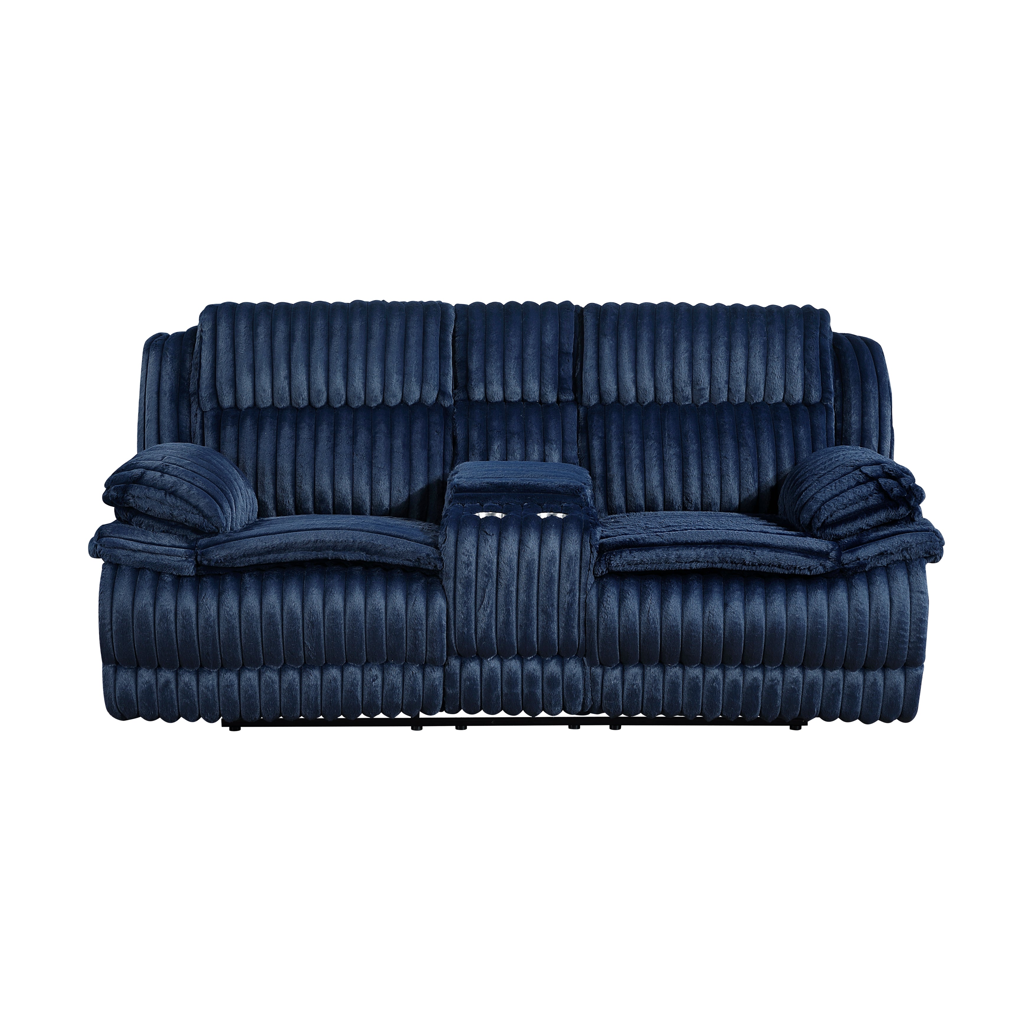 9577BU*2 2pc Set: Sofa, Love - 9577BU*2