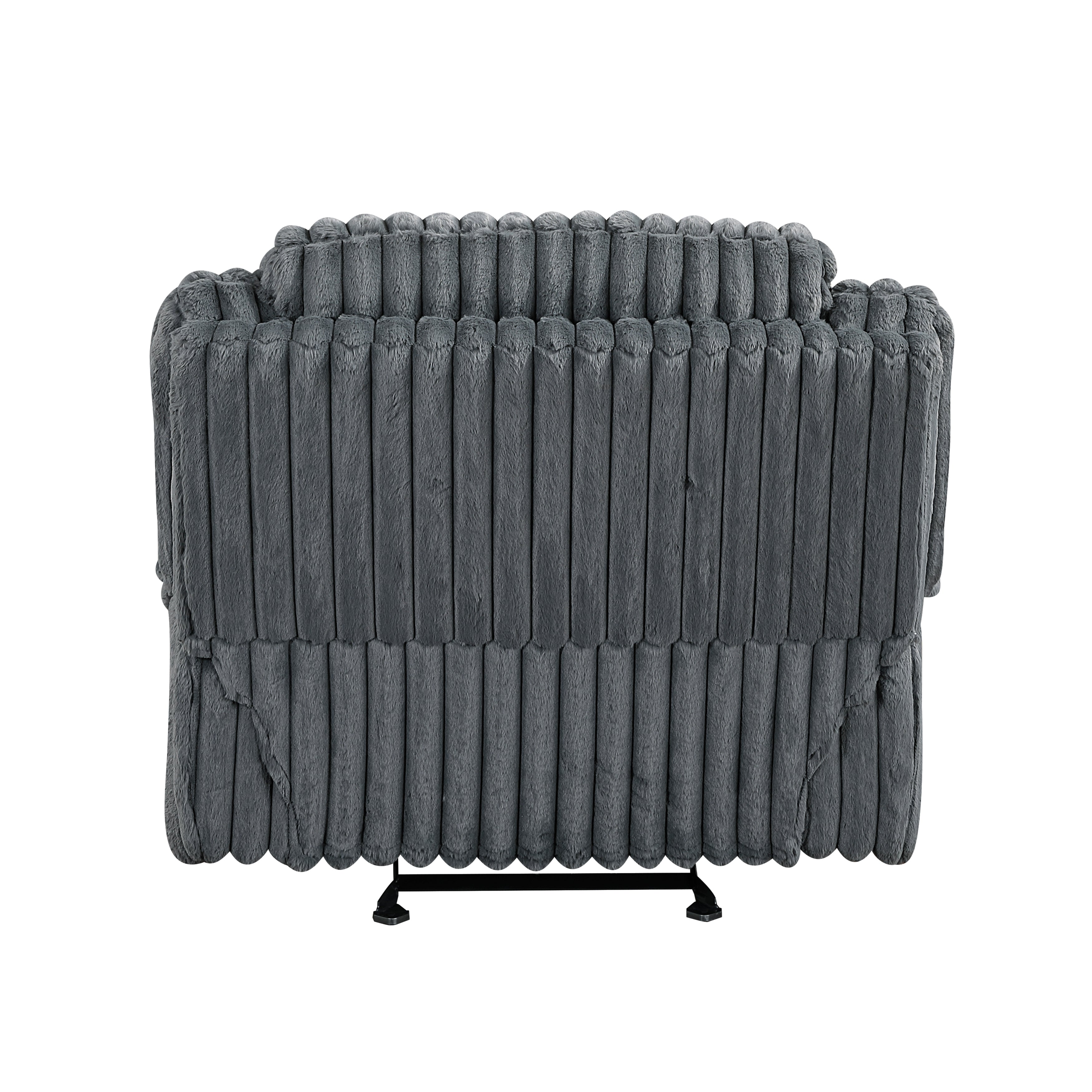 Goodland Dark Gray Double Reclining Living Room Set from Homelegance - Luna Furniture