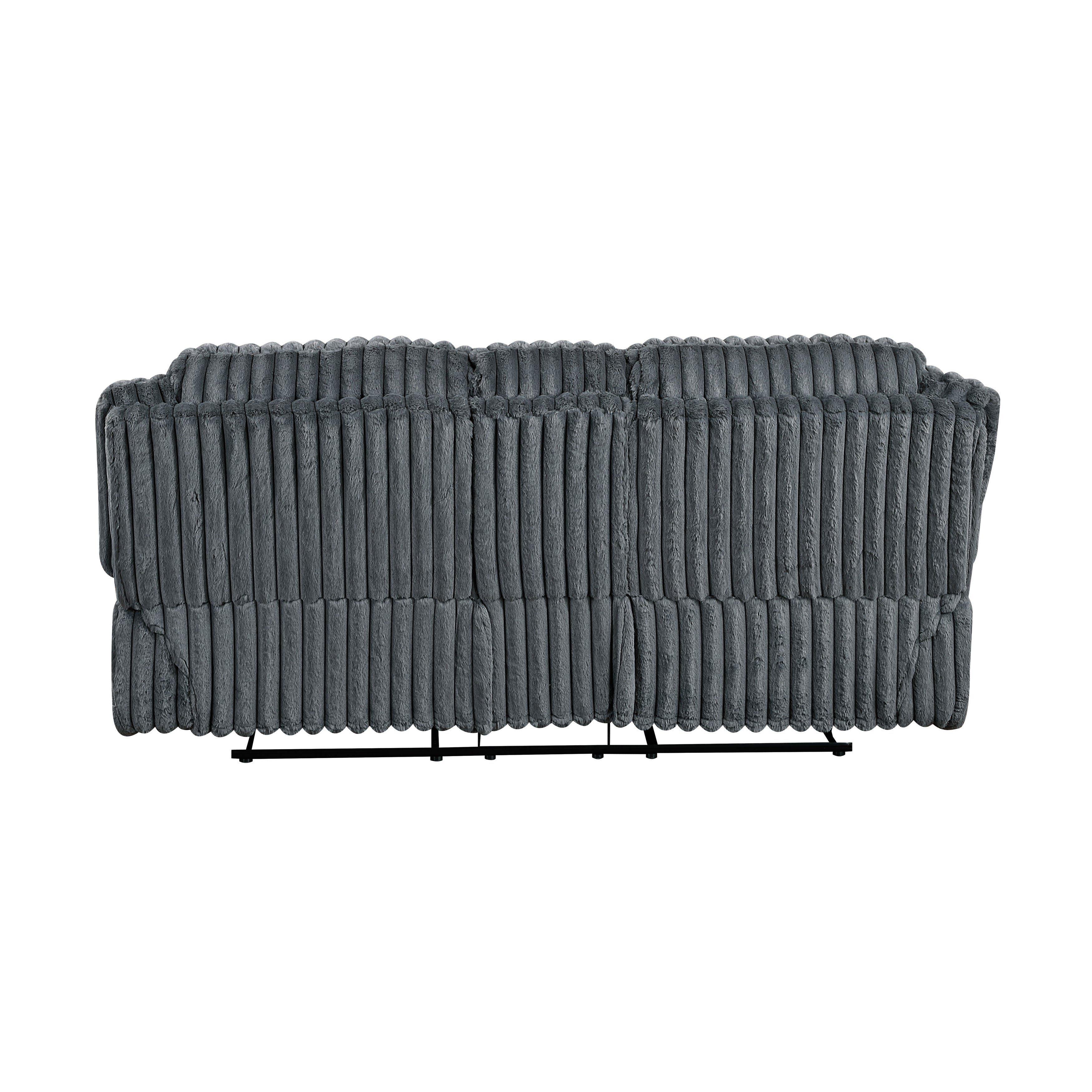 Goodland Dark Gray Double Reclining Living Room Set from Homelegance - Luna Furniture