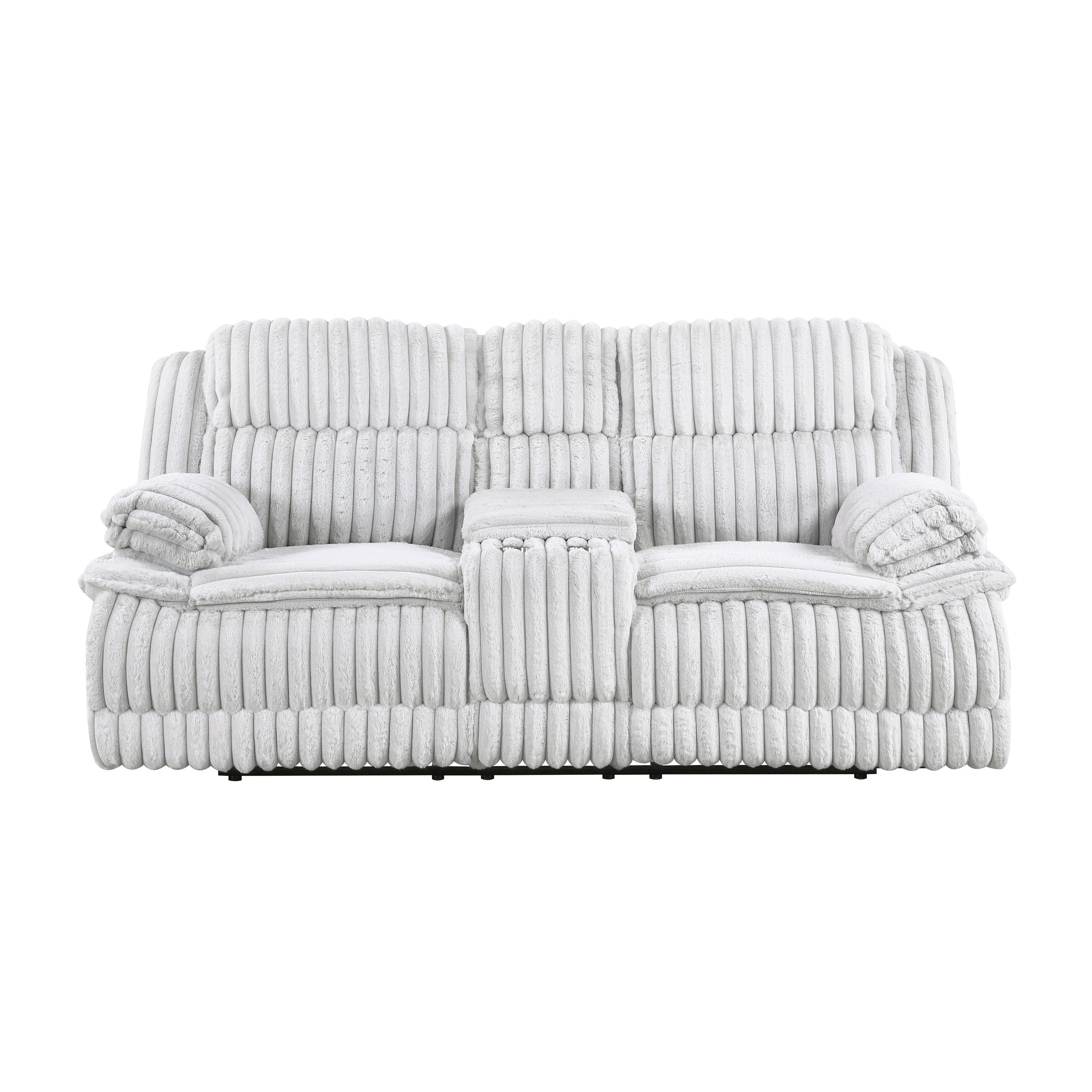 9577GY*2 2pc Set: Sofa, Love - 9577GY*2