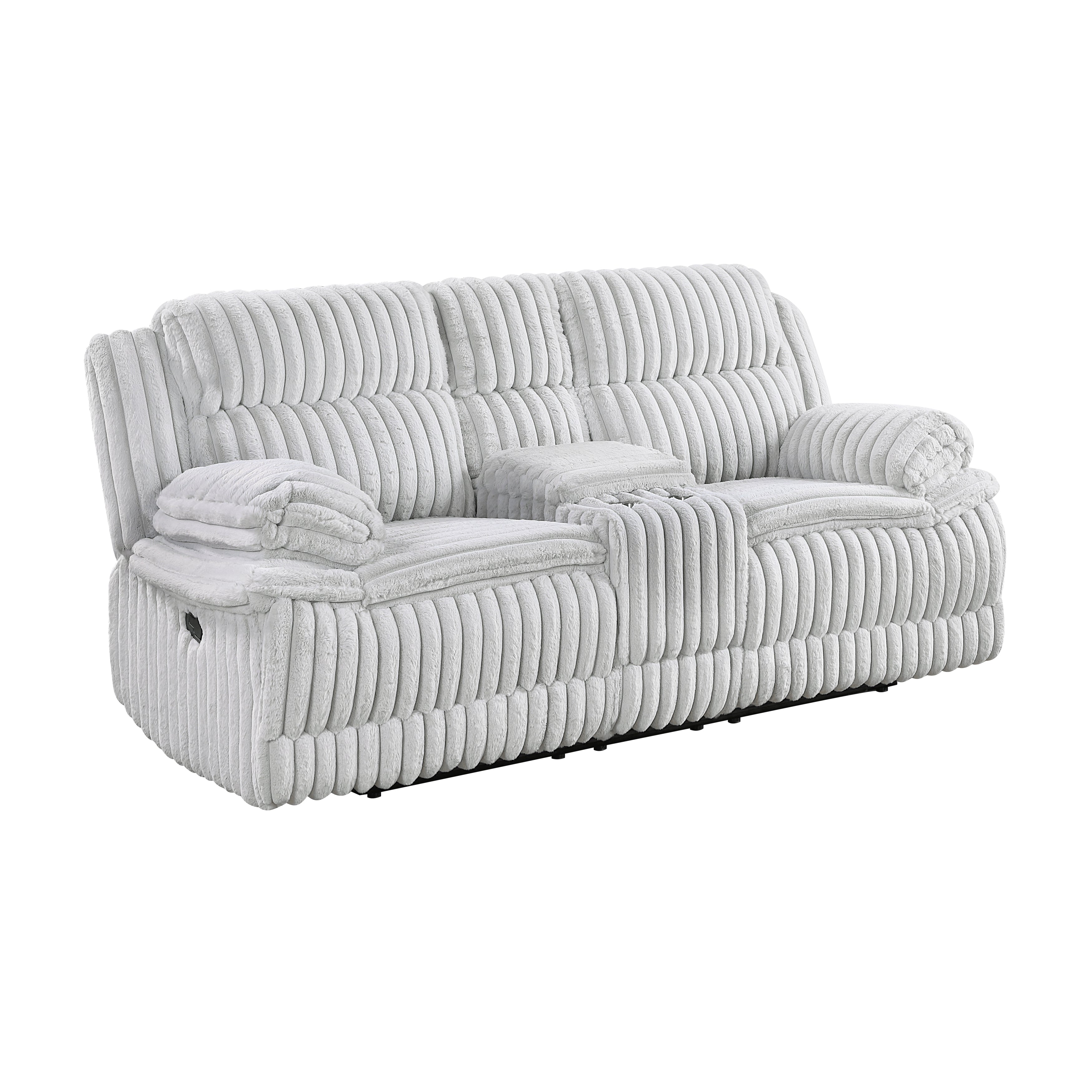 9577GY*2 2pc Set: Sofa, Love - 9577GY*2