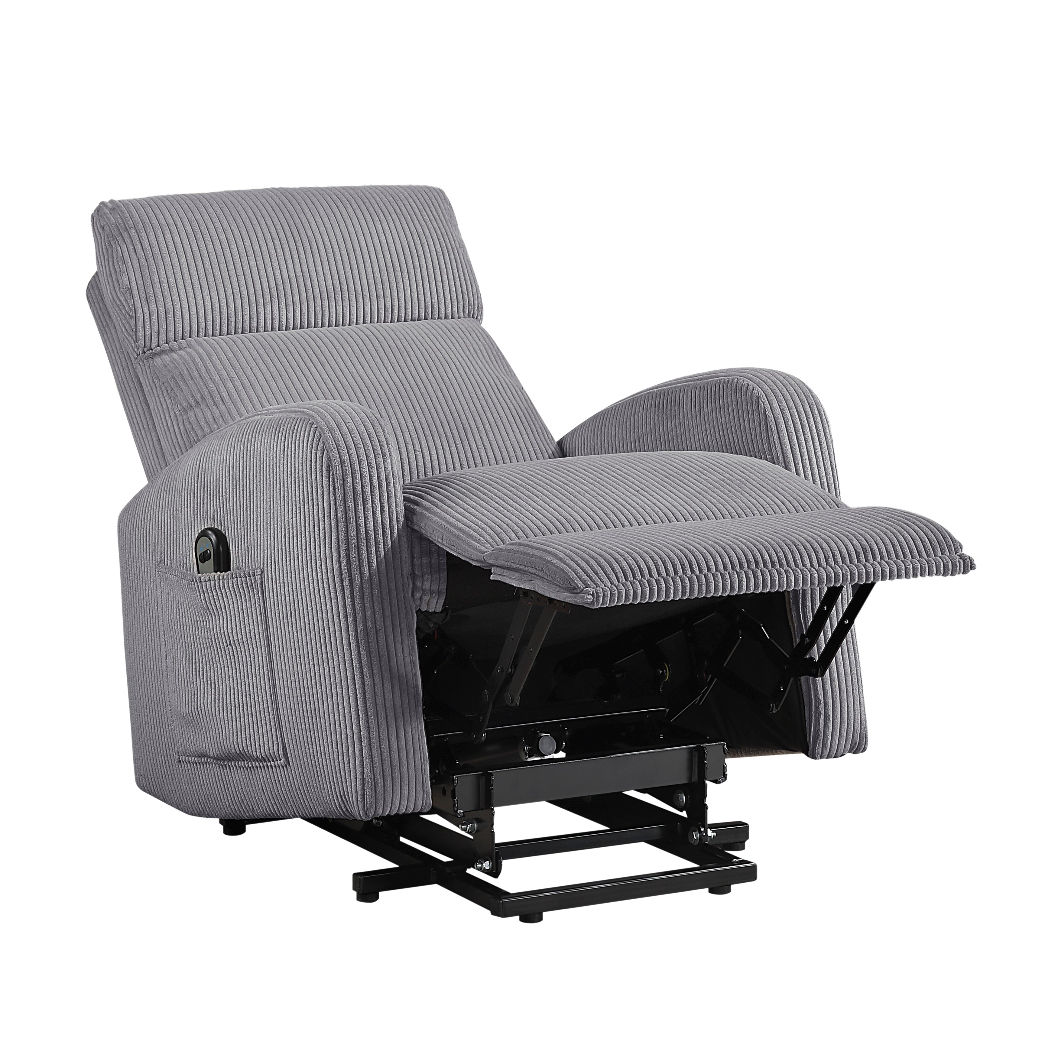 9588DGY-1LT Power Lift Chair - 9588DGY-1LT