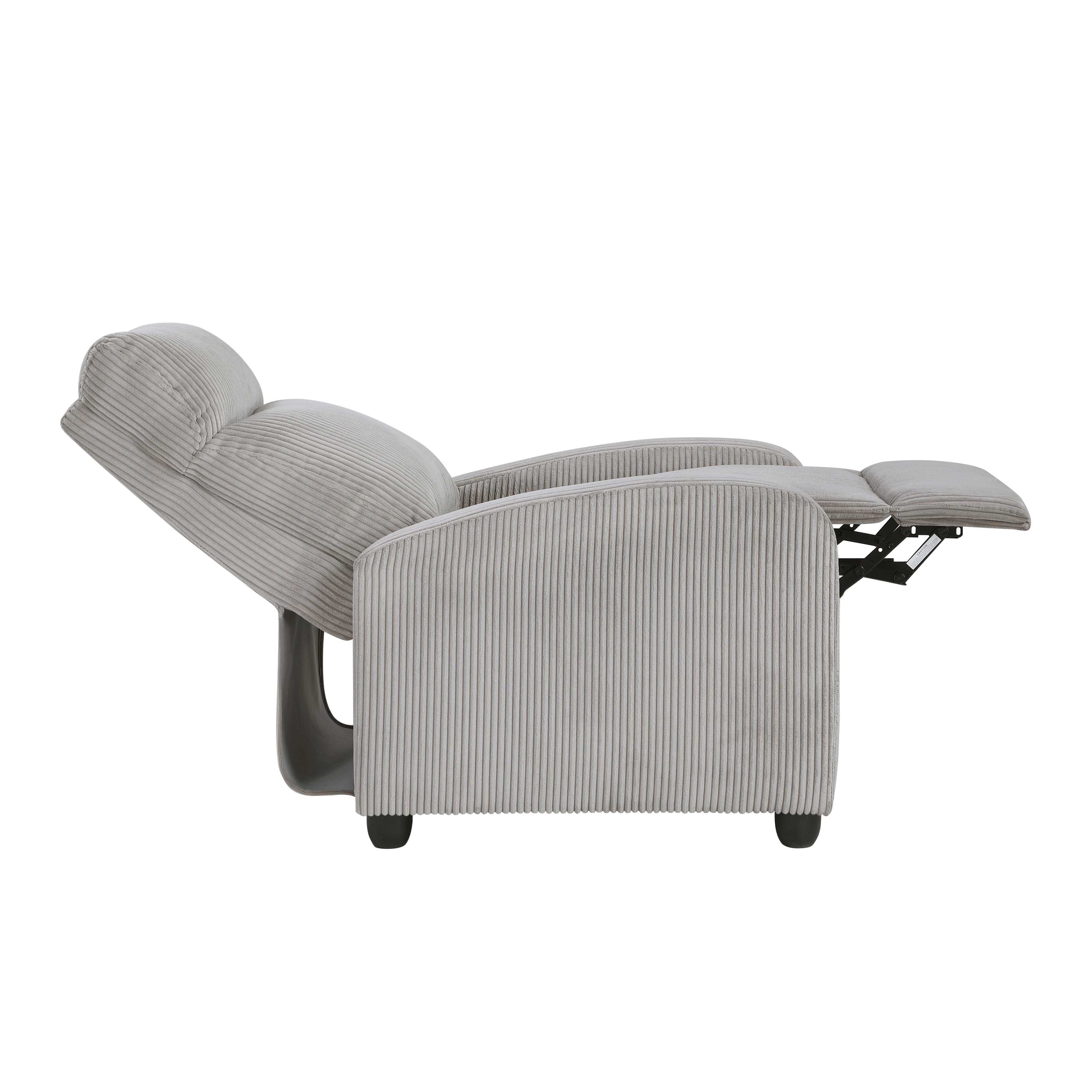 9588GRY-1PB Push Back Reclining Chair - 9588GRY-1PB