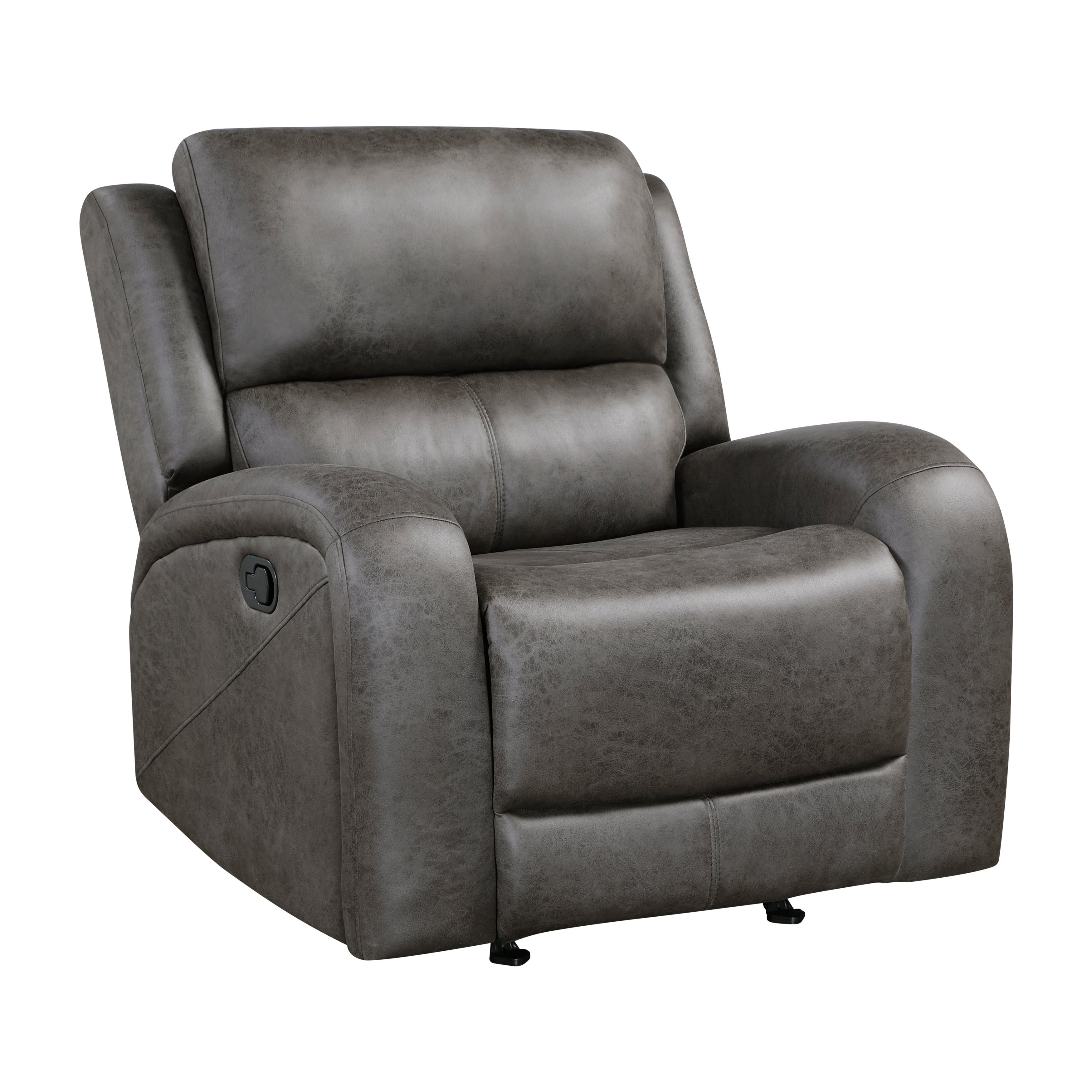 Pagosa Gray Double Reclining Living Room Set from Homelegance - Luna Furniture