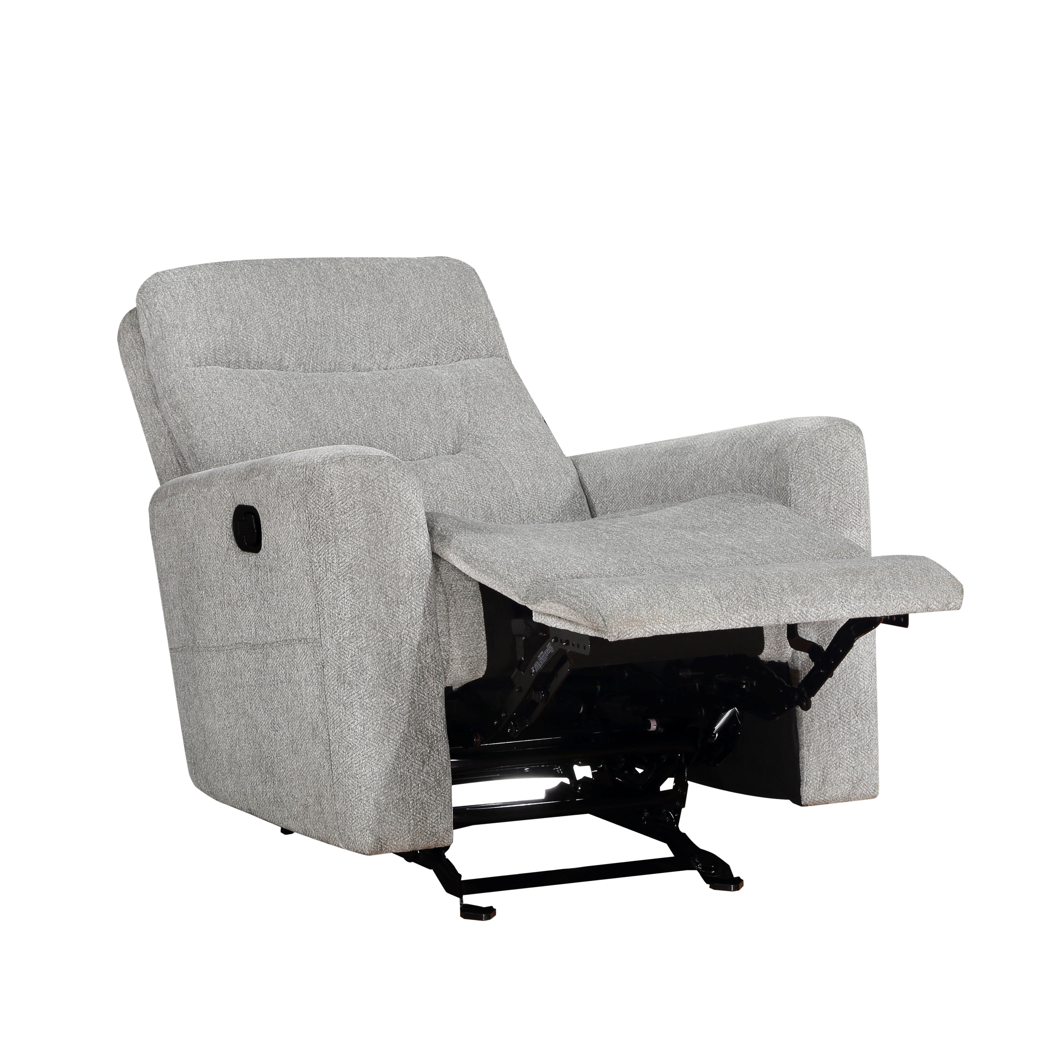 Lyndon Gray Double Reclining Living Room Set from Homelegance - Luna Furniture