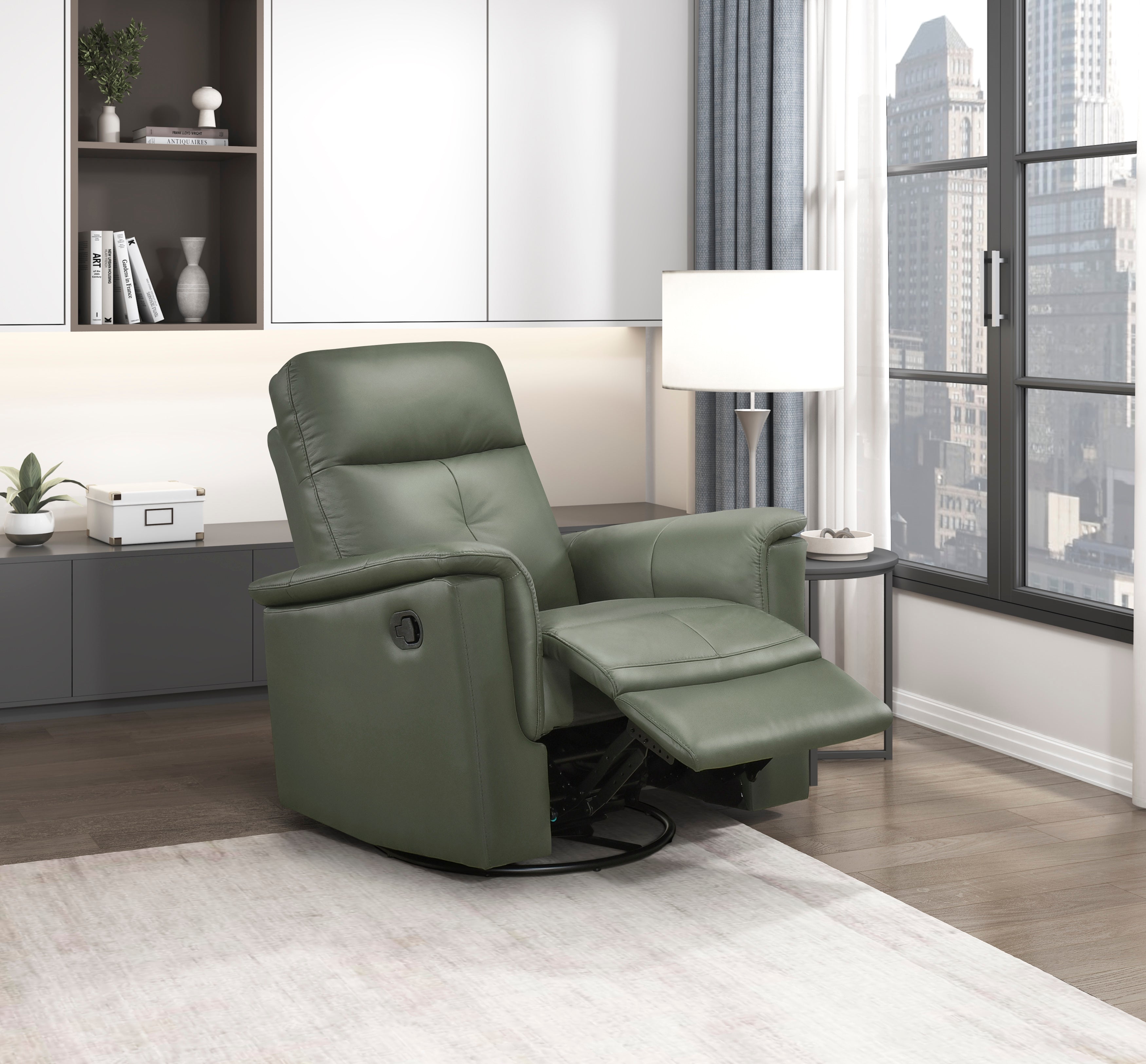 9620GRN-1 Swivel Glider Reclining Chair - 9620GRN-1
