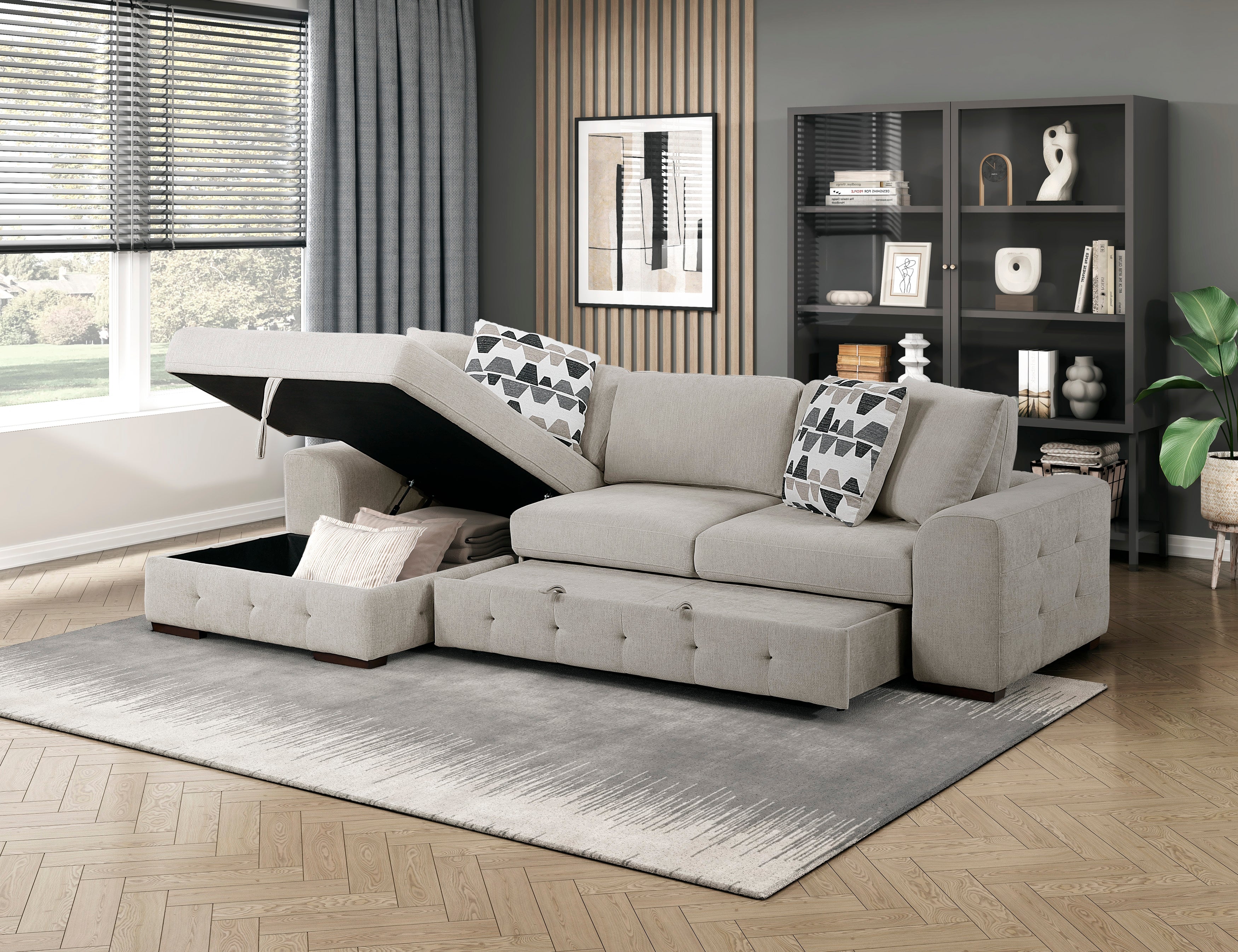 9624TP*2LC2R (2)2-Piece Sectioanl with Left Chaise - 9624TP*2LC2R