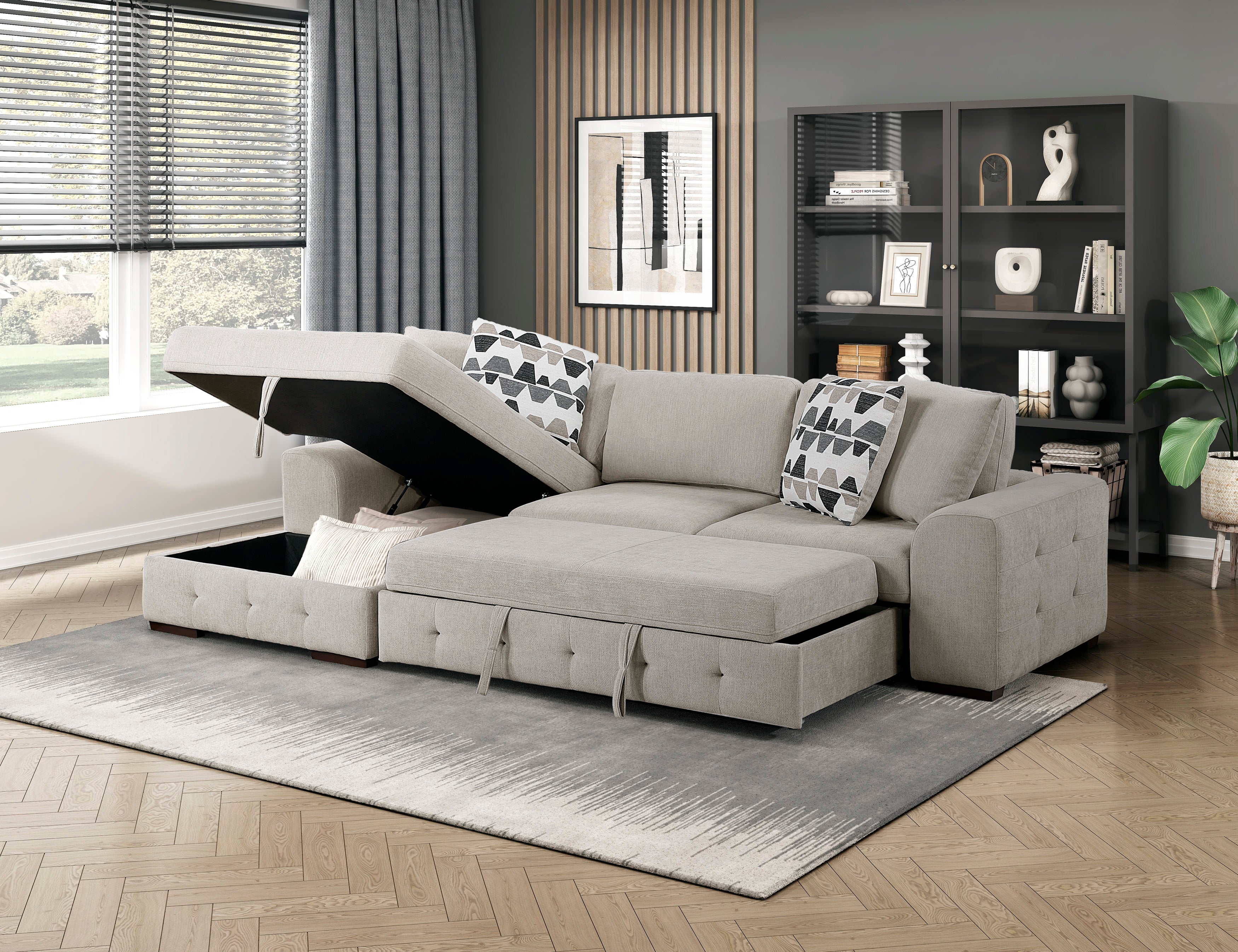 9624TP*2LC2R (2)2-Piece Sectioanl with Left Chaise - 9624TP*2LC2R