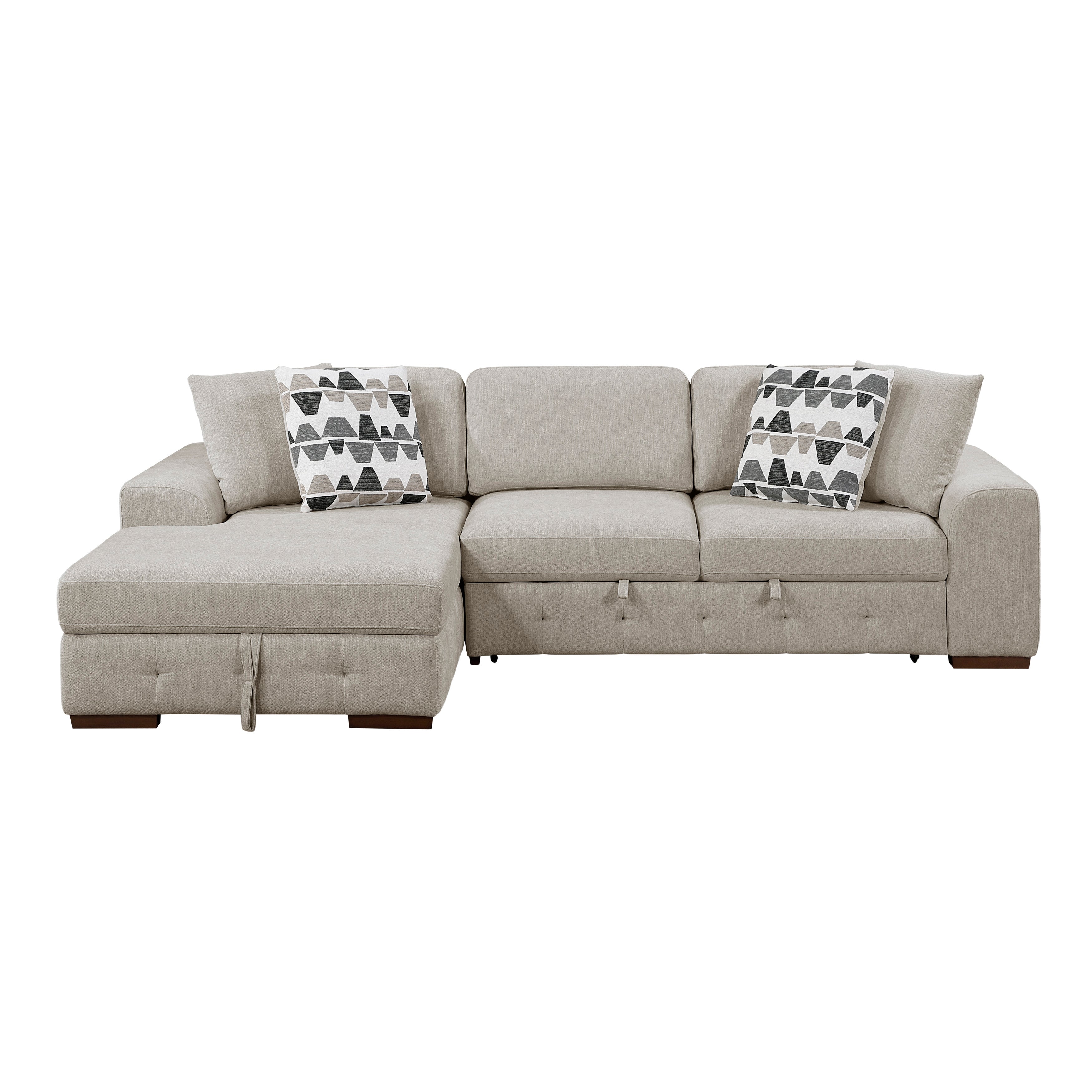 9624TP*3LC2R (3)3-Piece Sectional with Left Chaise and Ottoman - 9624TP*3LC2R