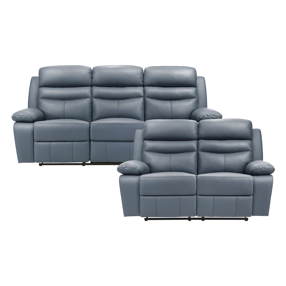 9628BUE*2 2pc Set: Sofa, Love - 9628BUE*2