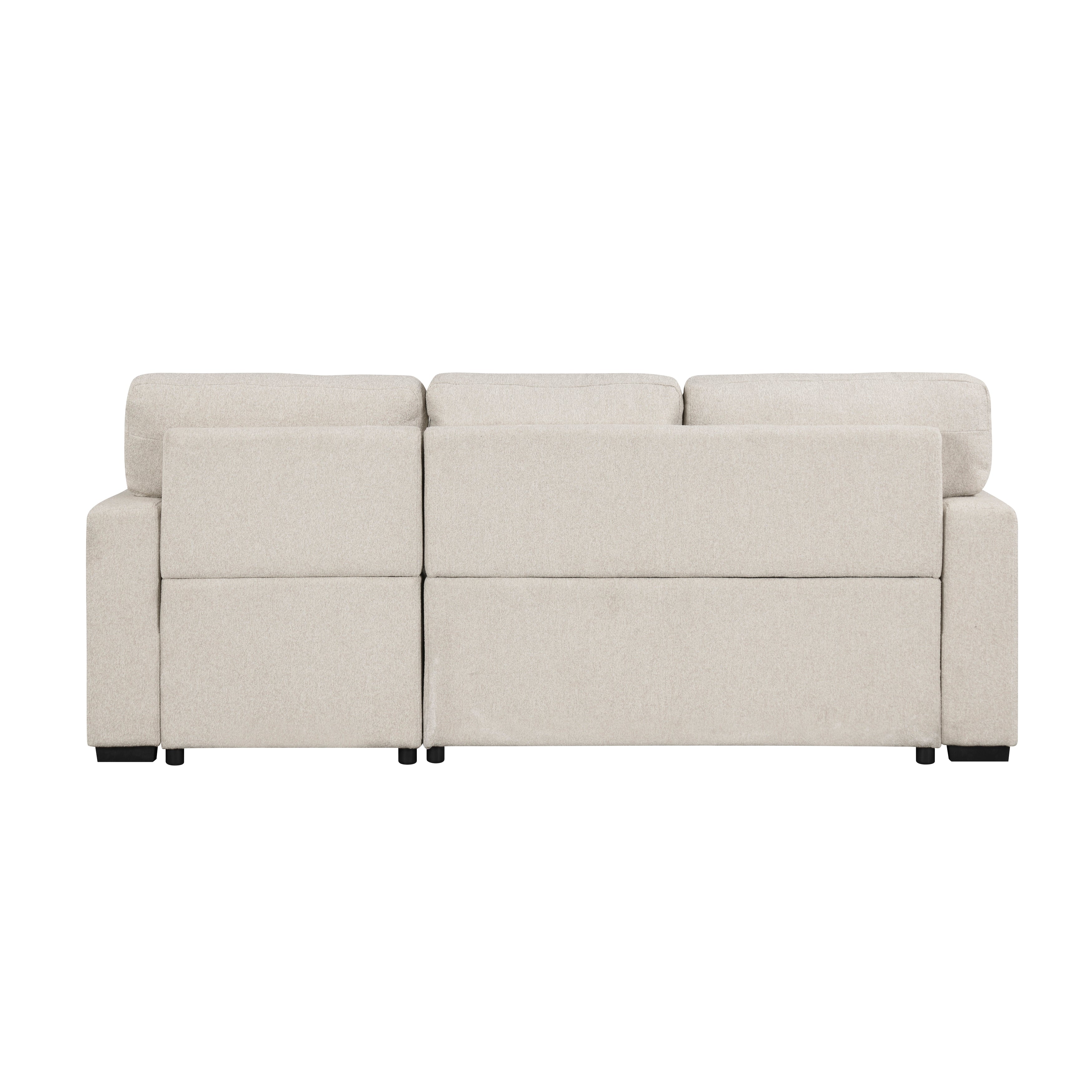 9630BE*22LRC (2)Sectional with Right Chaise, Pull-out Bed and Hidden Storage, Charging Ports - 9630BE*22LRC
