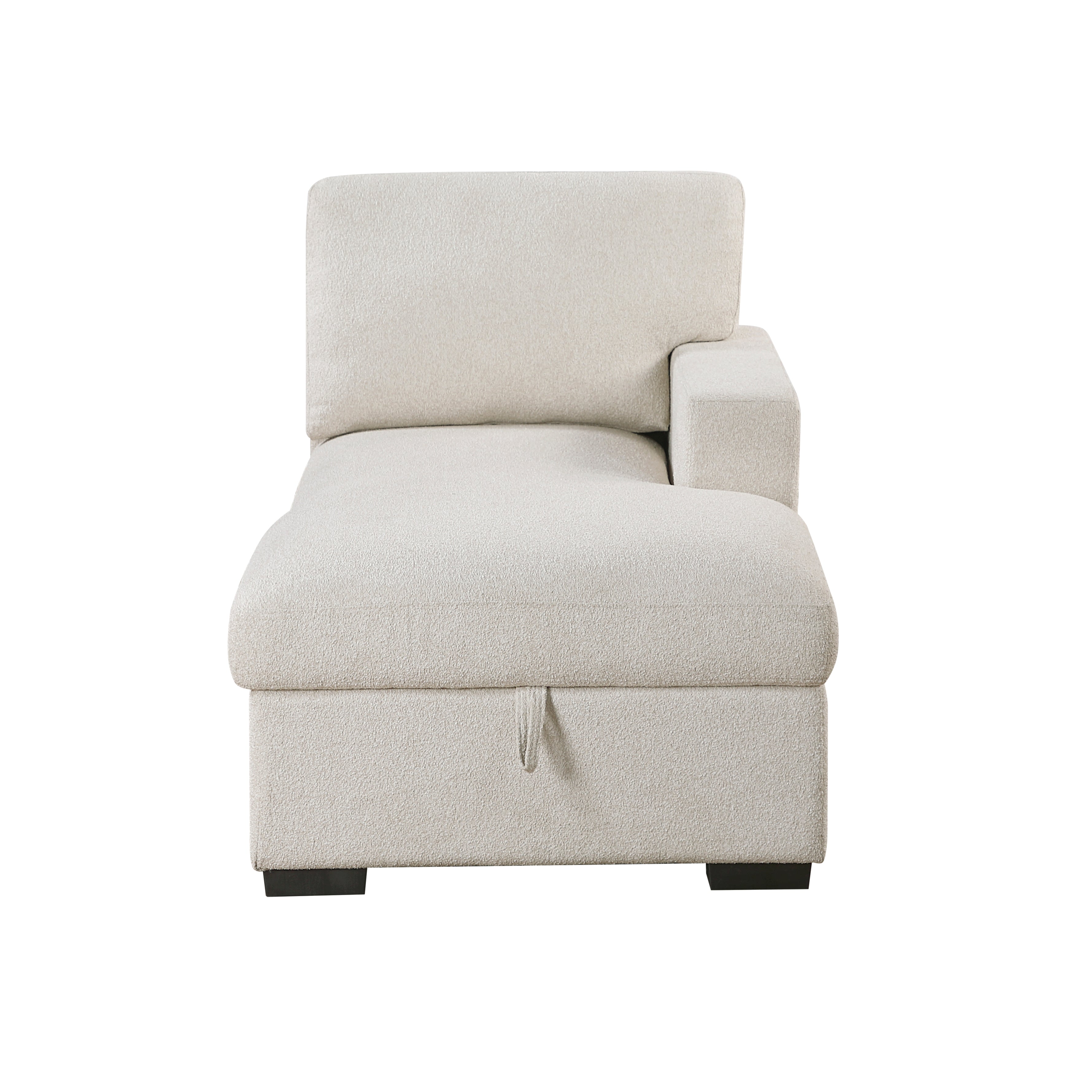 9630BE*32LRC (3)Sectional with Right Chaise, Pull-out Bed and Hidden Storages, Charging Ports - 9630BE*32LRC
