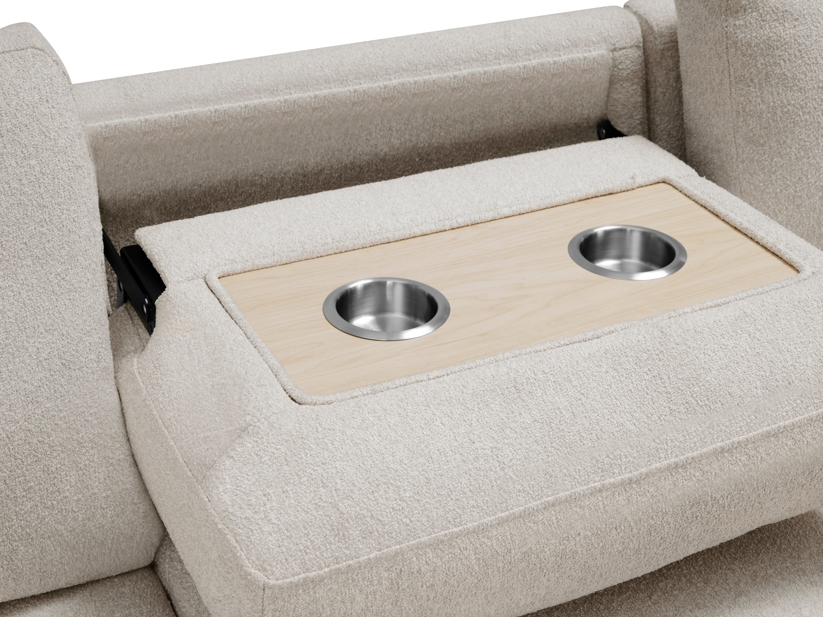9630BE*3LC2R (3)Sectional with Left Chaise, Pull-out Bed and Hidden Storages, Charging Ports - 9630BE*3LC2R