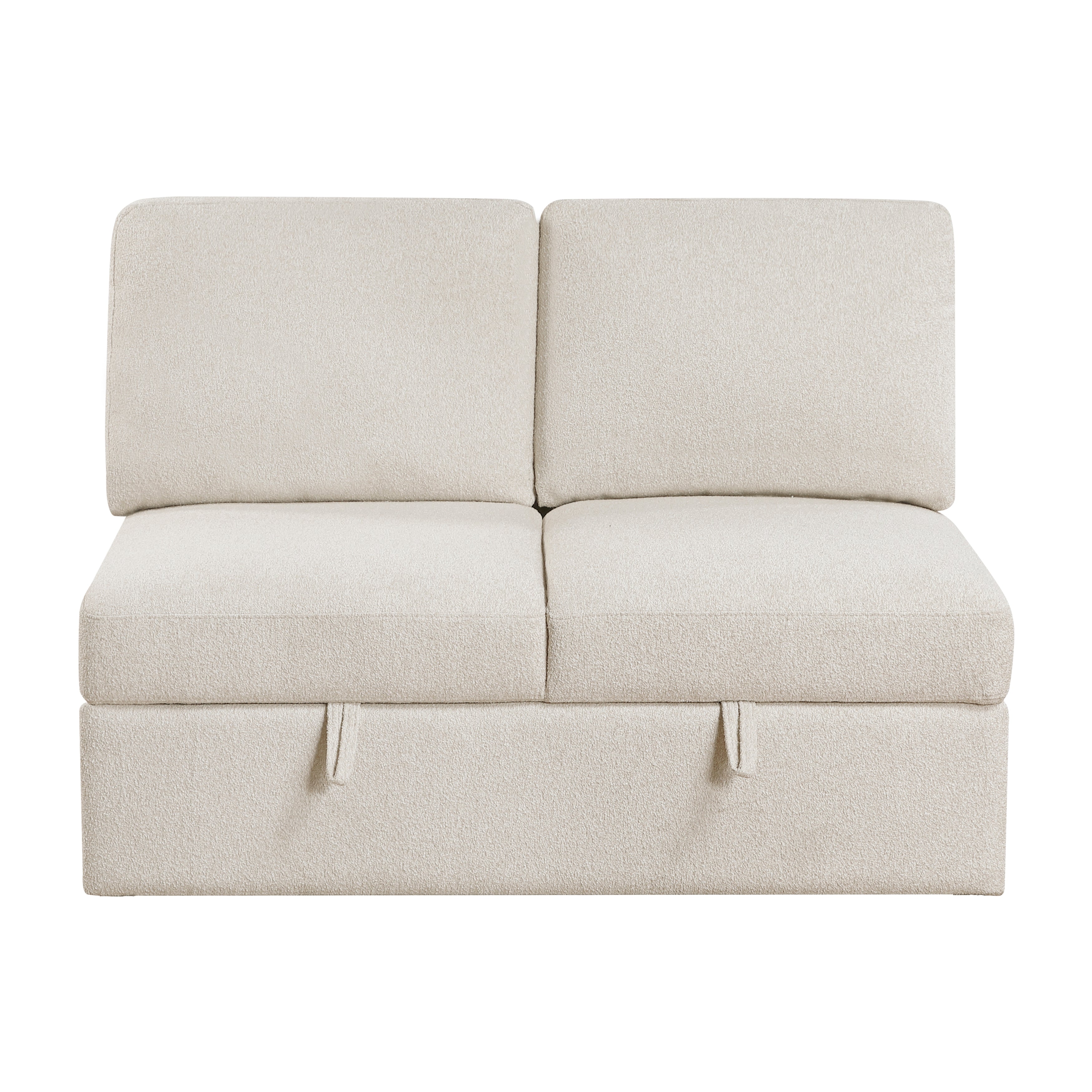 9630BE*42LRC (4)Sectional with Right Chaise, Pull-out Bed and Hidden Storages, Charging Ports - 9630BE*42LRC