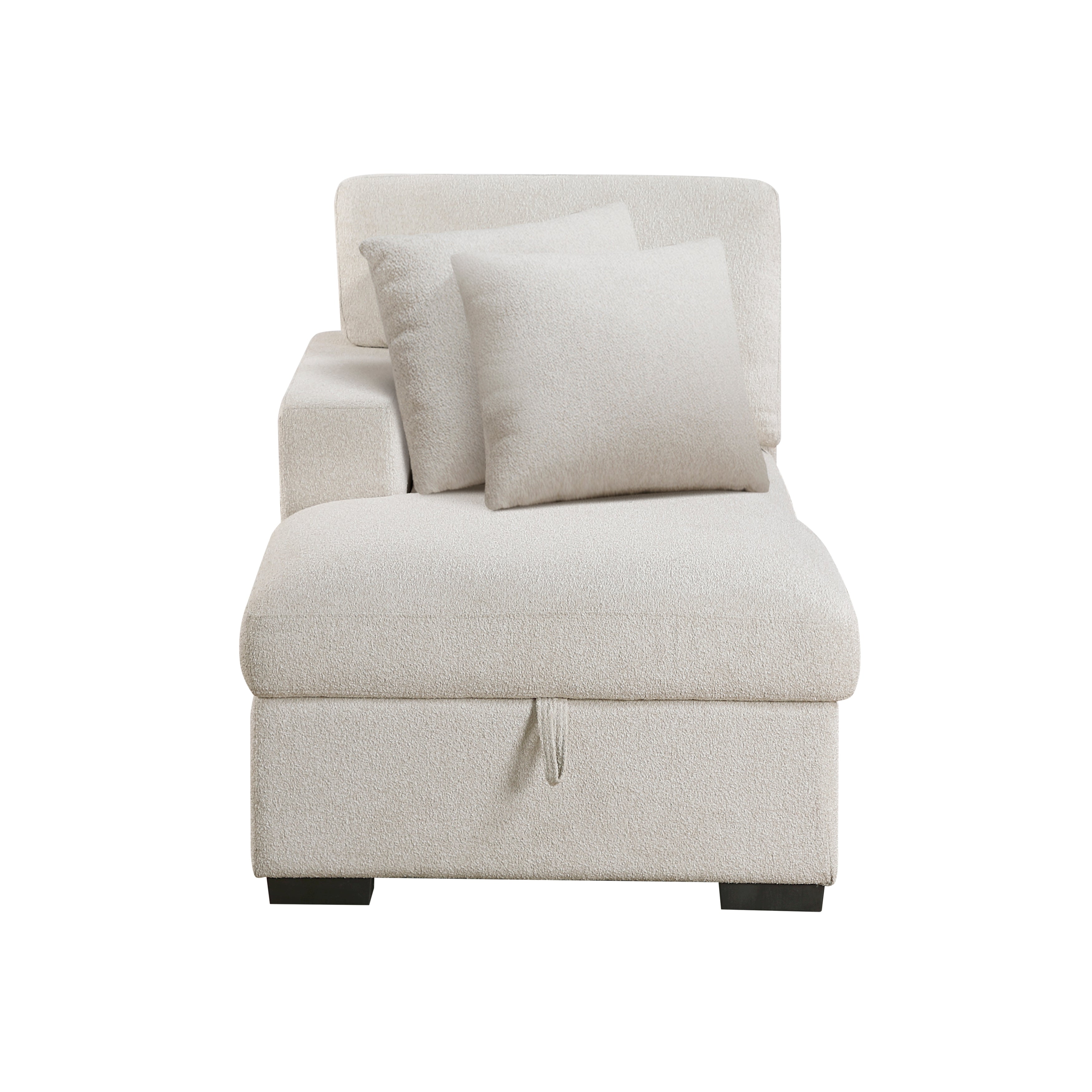 9630BE*4LC2R (4)Sectional with Left Chaise, Pull-out Bed and Hidden Storages, Charging Ports - 9630BE*4LC2R