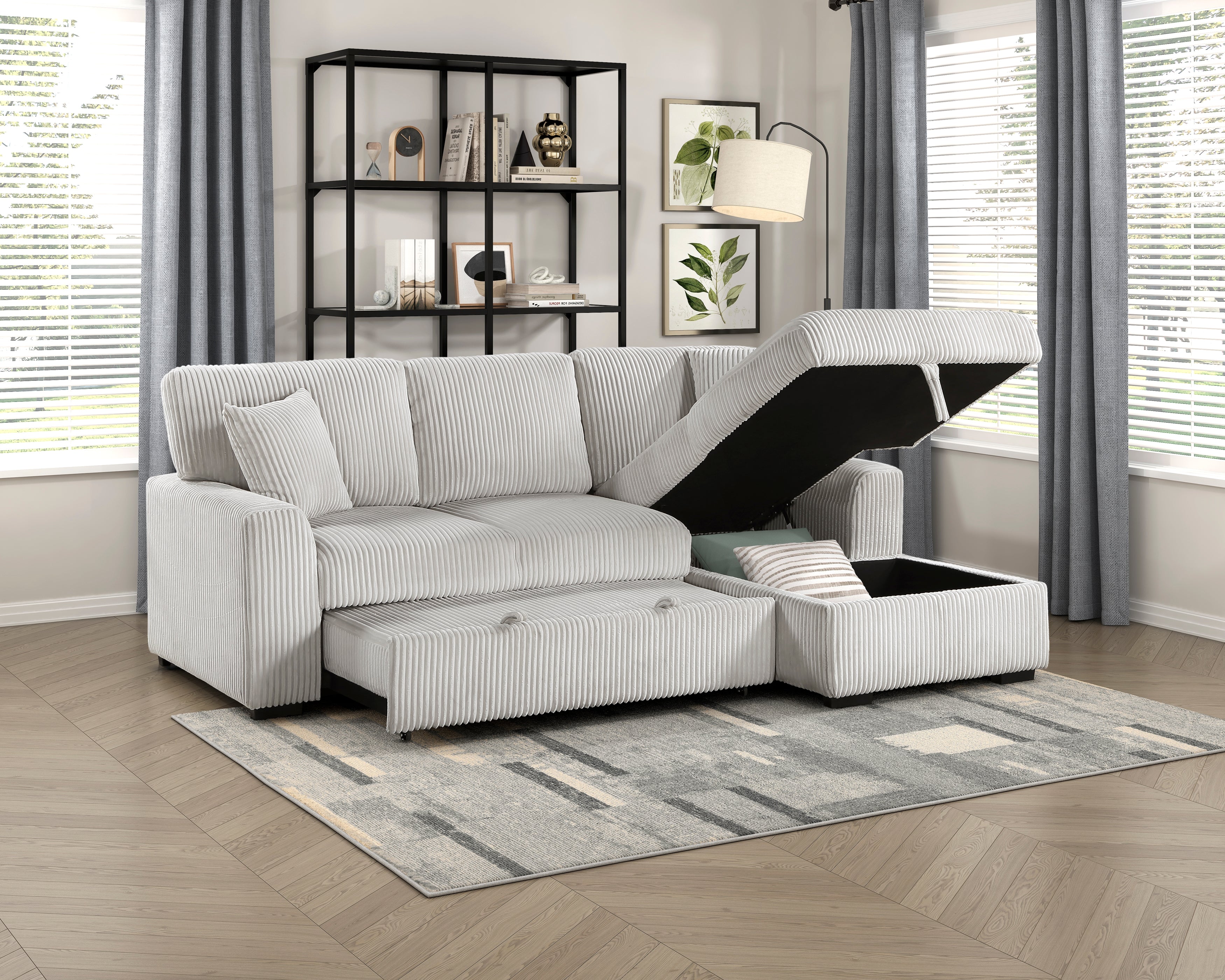 9633MNB*22LRC (2)2-Piece Sectional with Right Chaise - 9633MNB*22LRC