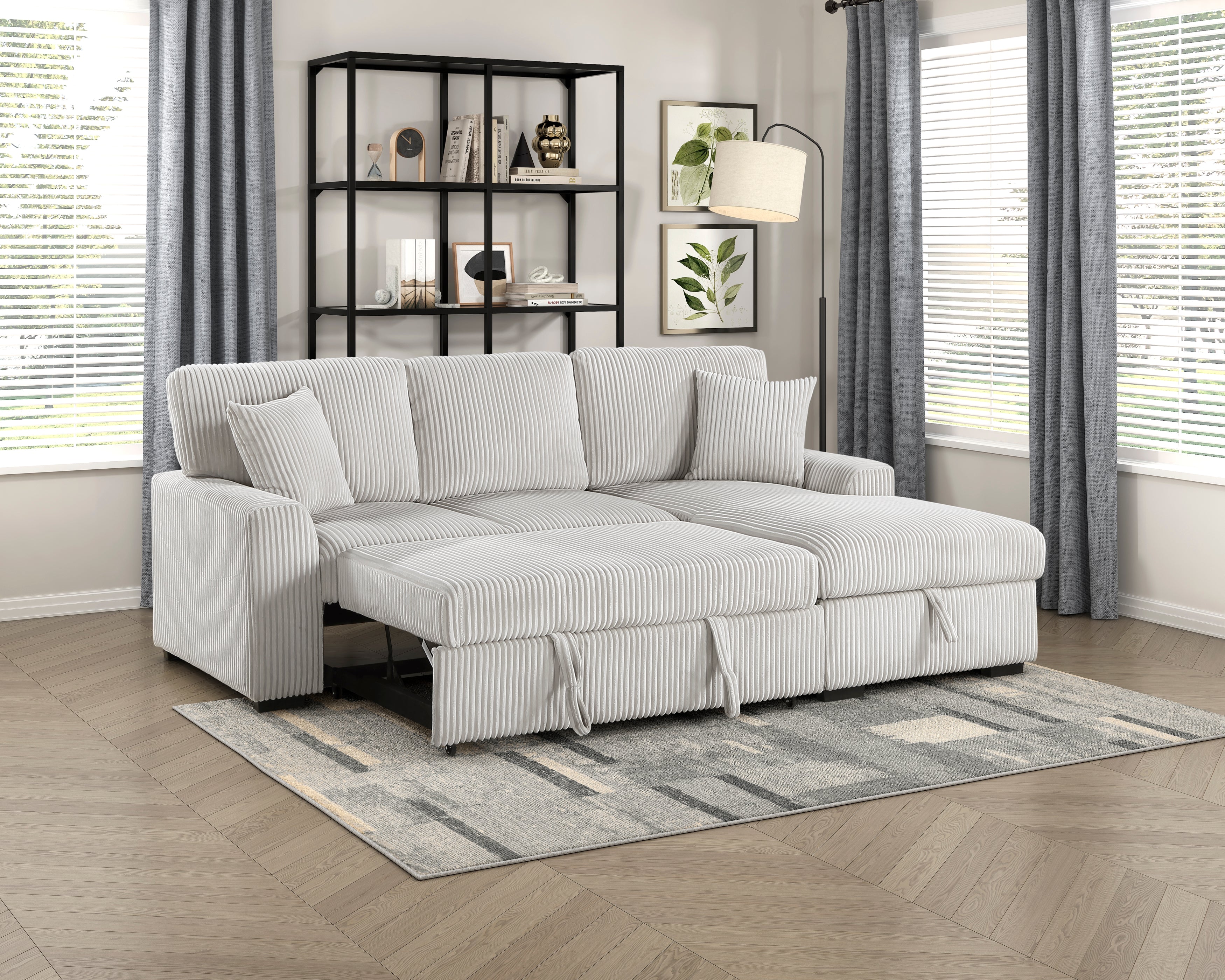 9633MNB*22LRC (2)2-Piece Sectional with Right Chaise - 9633MNB*22LRC
