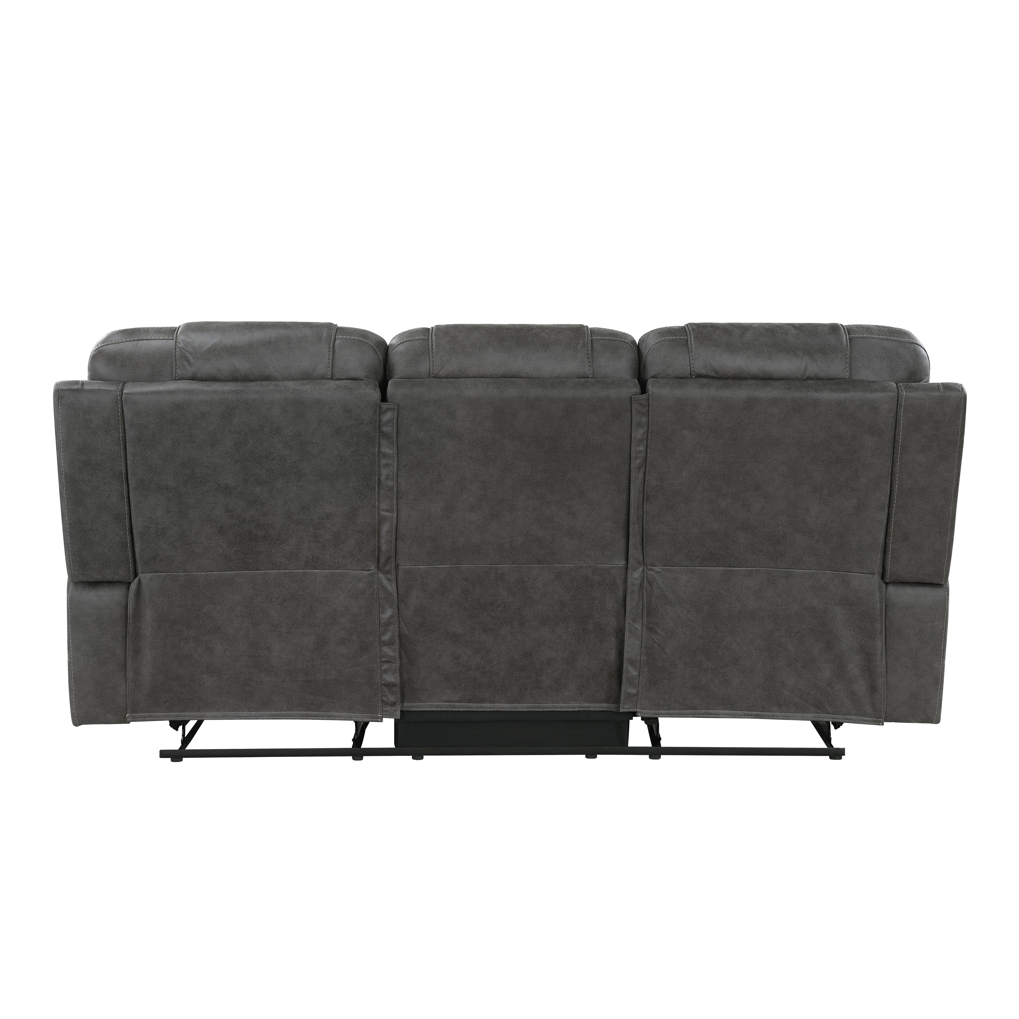 9634DGY*2 2pc Set: Sofa, Love - 9634DGY*2