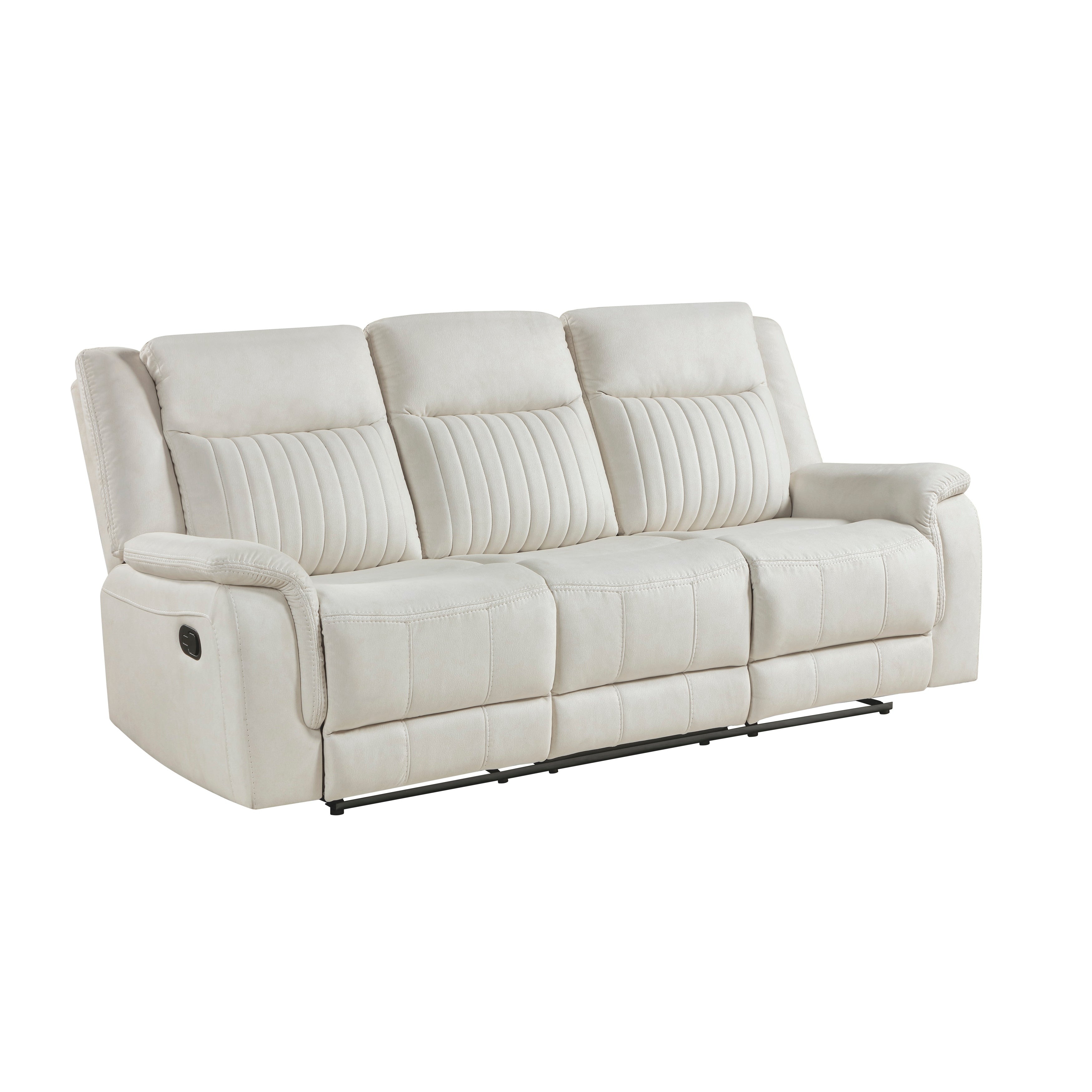 Dean Beige Double Reclining Living Room Set from Homelegance - Luna Furniture
