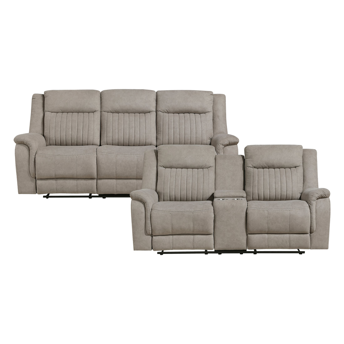 9646DV*2 2pc Set: Sofa, Love - 9646DV*2