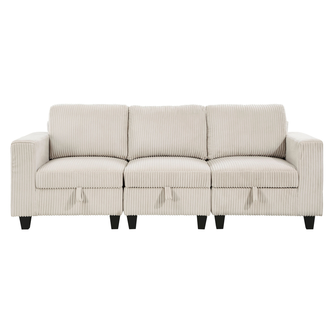9650NBE-3* (3)Sofa with Storage, Storage Pouches and Charging Ports - 9650NBE-3*
