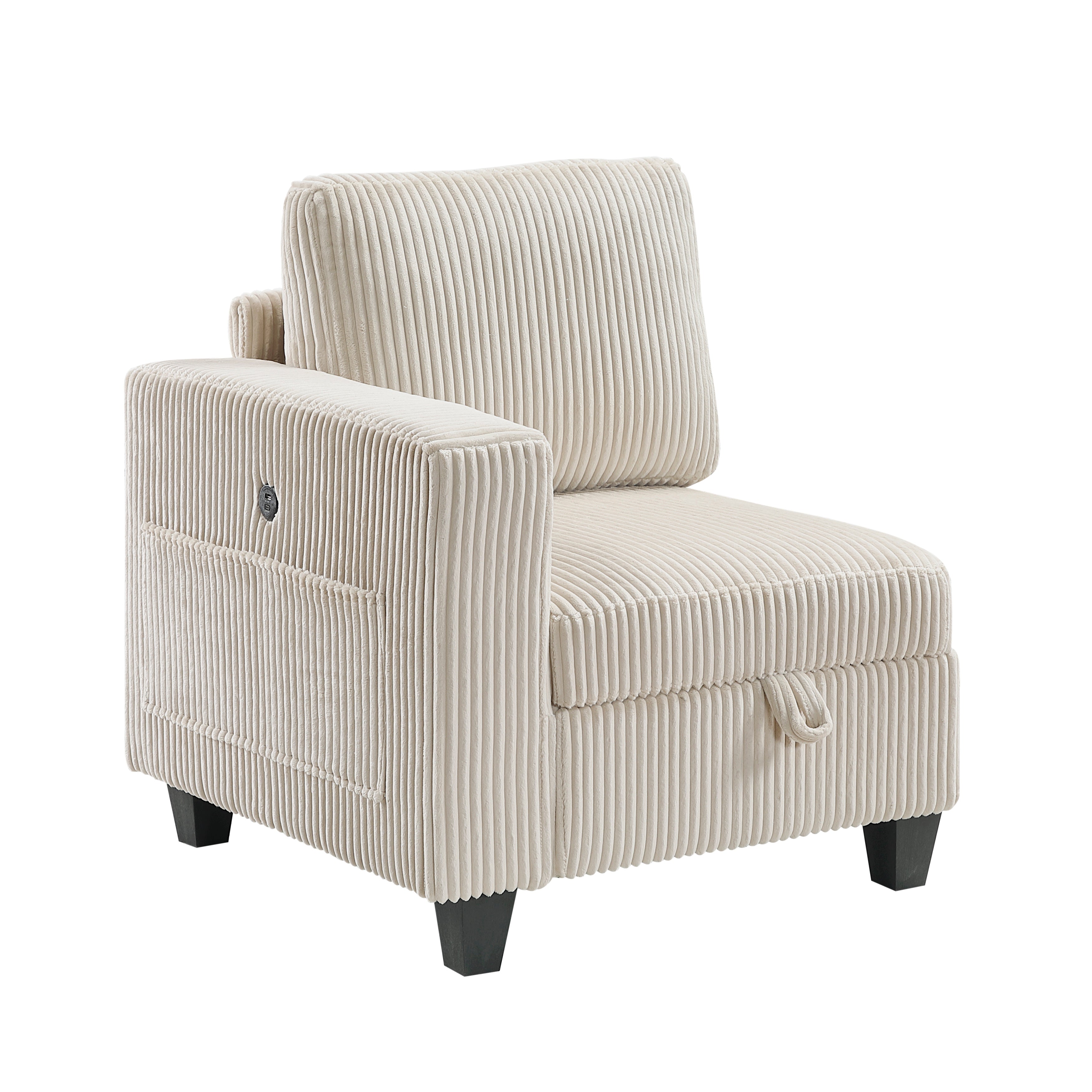9650NBE*8SC (8)8-Piece Sectional with Storage, Storage Pouches and Charging Ports - 9650NBE*8SC