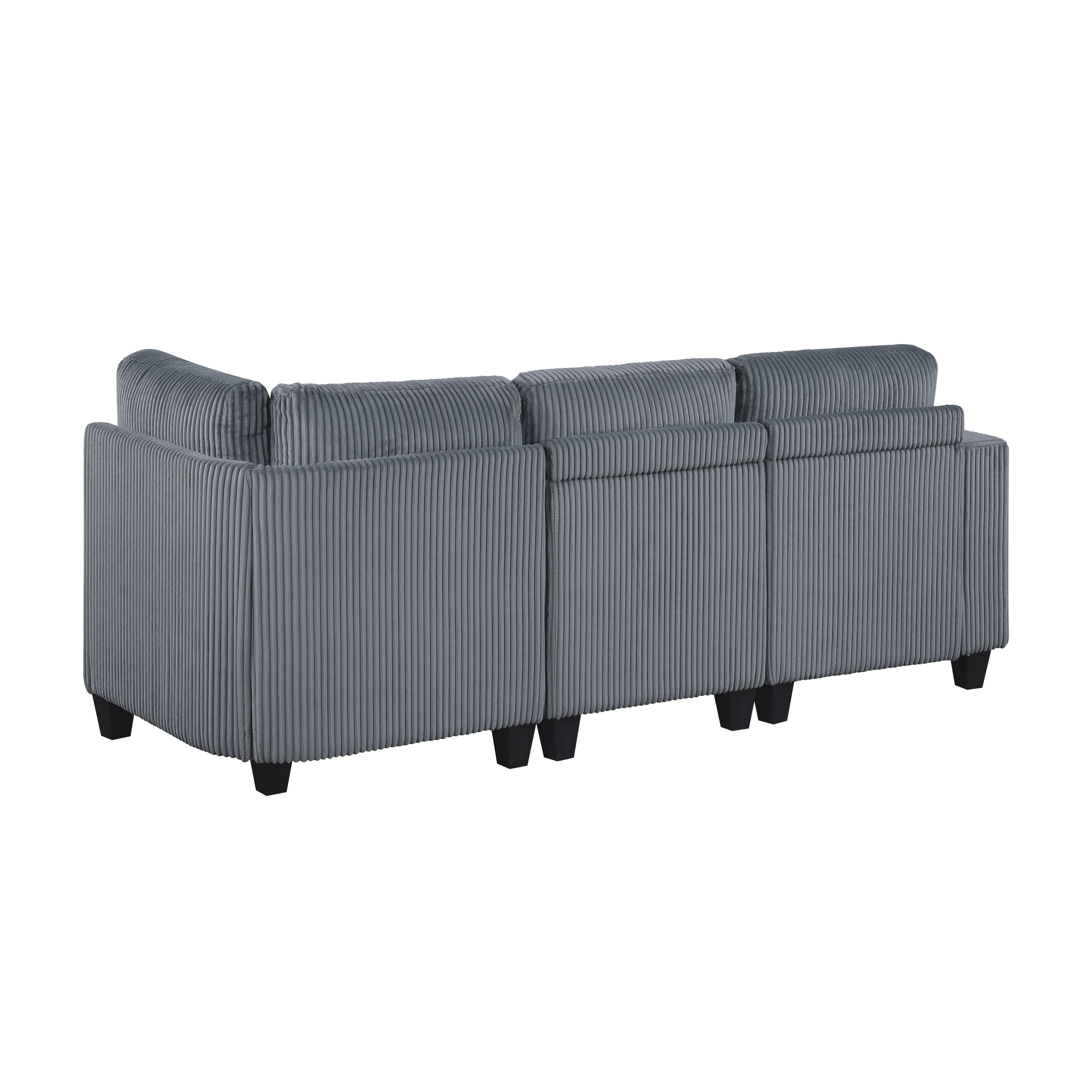 9650NDG*4SC (4)4-Piece Sectional with Storage, Storage Pouches and Charging Ports - 9650NDG*4SC