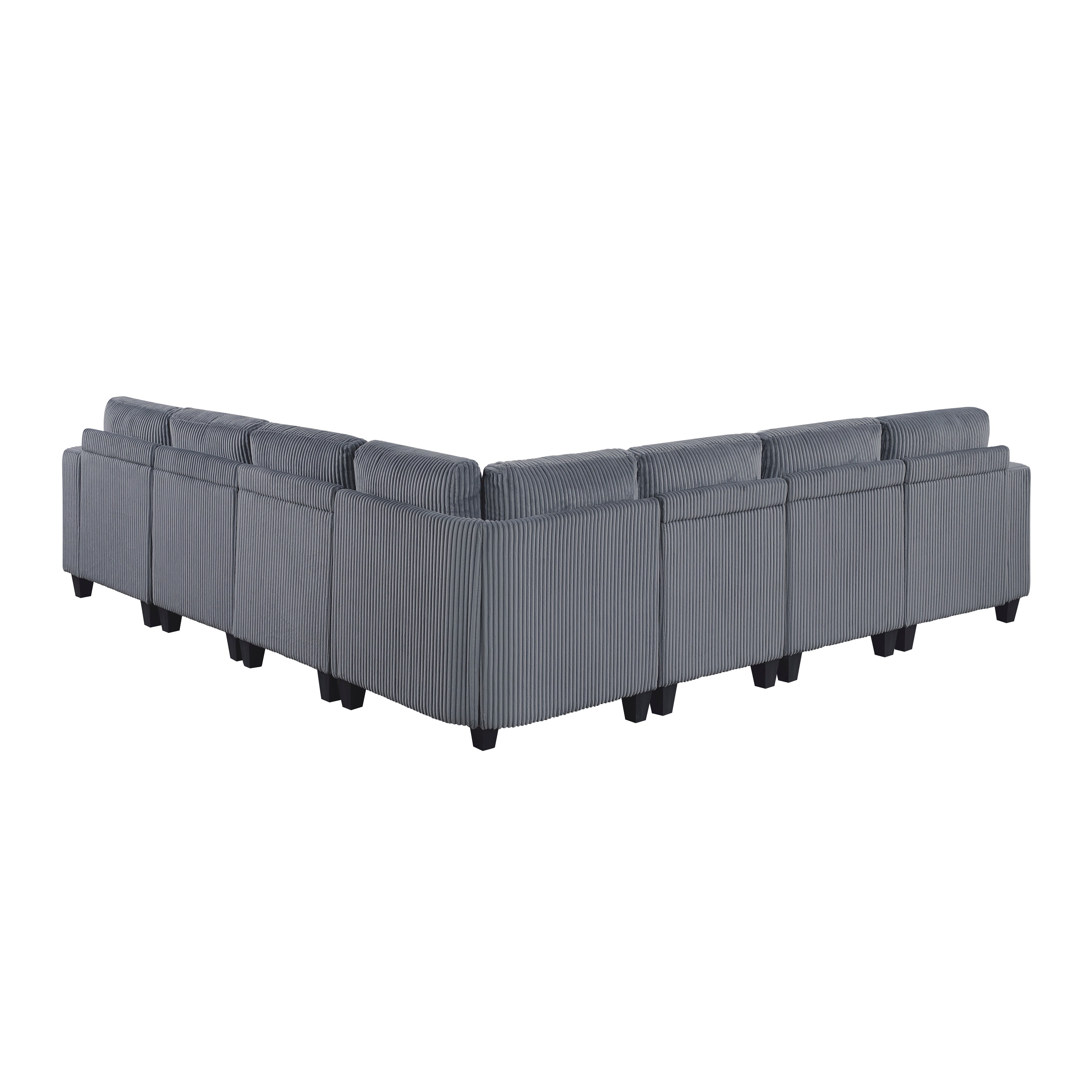9650NDG*7SC (7)7-Piece Sectional with Storage, Storage Pouches and Charging Ports - 9650NDG*7SC