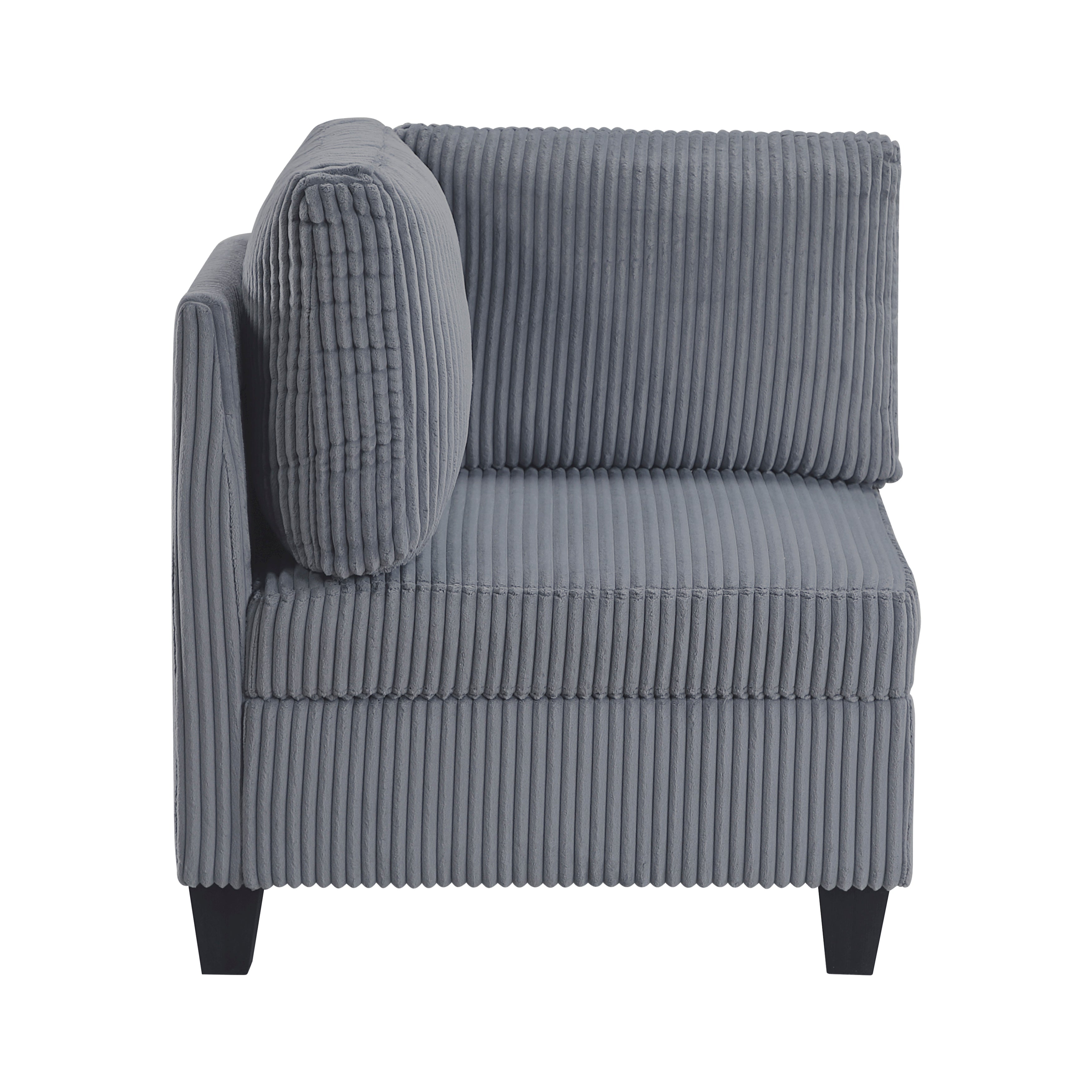 Walterboro Dark Gray 8-Piece Sectional with Storage, Storage Pouches and Charging Ports from Homelegance - Luna Furniture