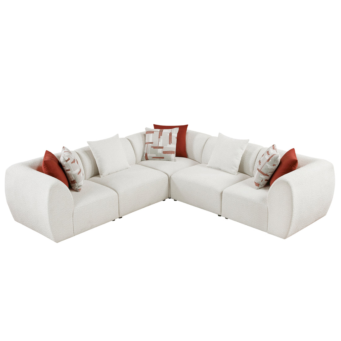 9669CN*3CR2AC (5)5-Piece Modular Sectional - 9669CN*3CR2AC