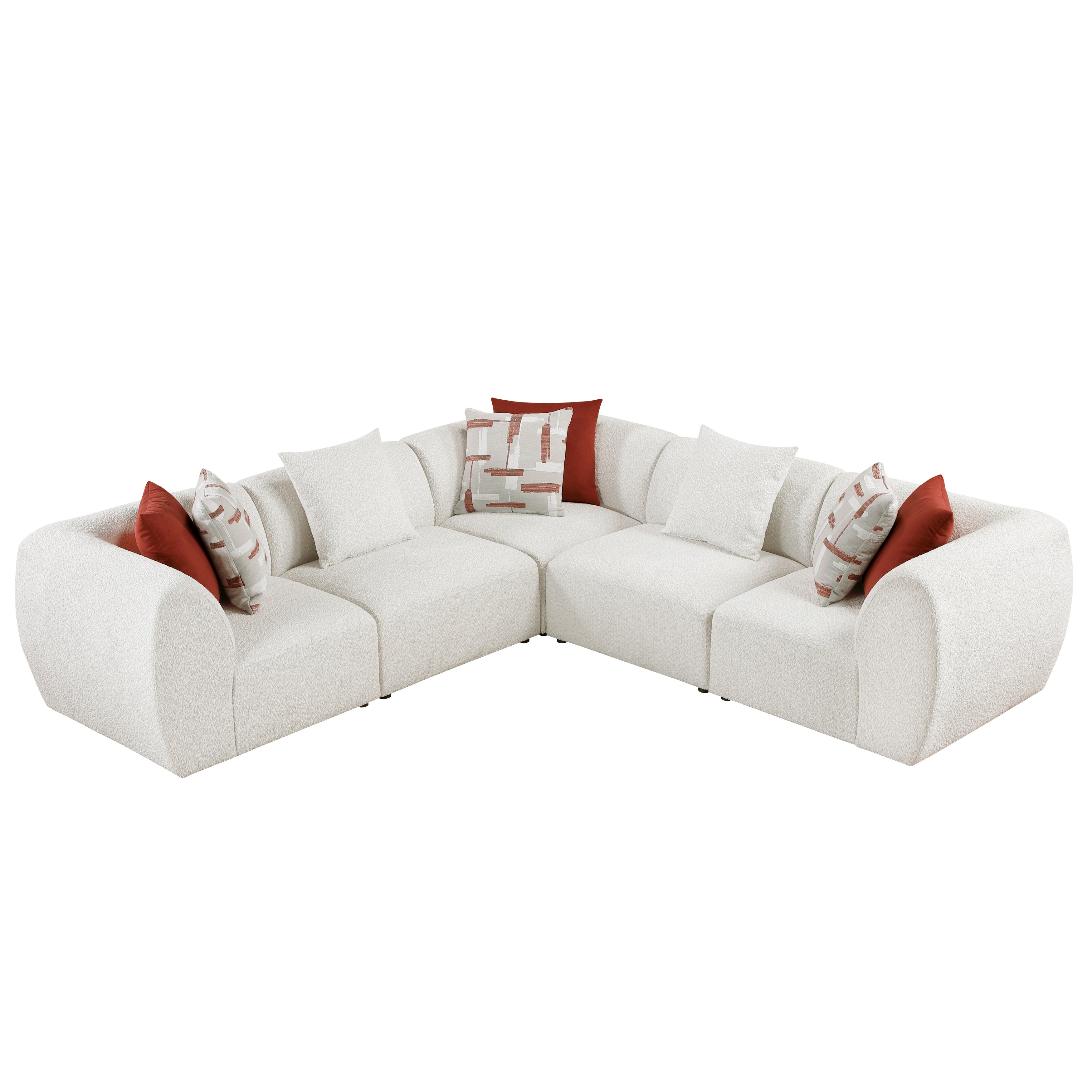 9669CN*3CR2AC (5)5-Piece Modular Sectional - 9669CN*3CR2AC