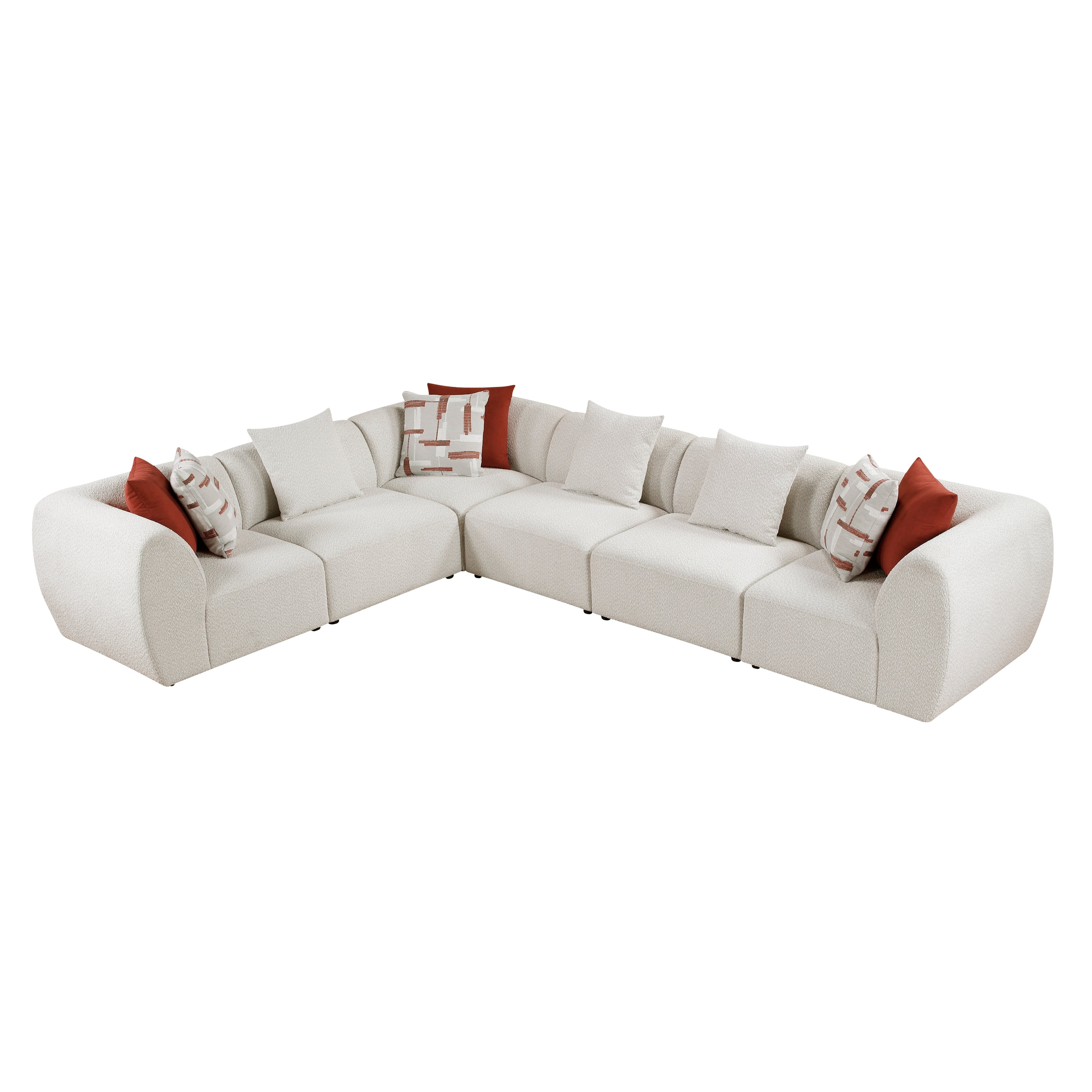 9669CN*63CR3AC (6)6-Piece Modular Sectional - 9669CN*63CR3AC