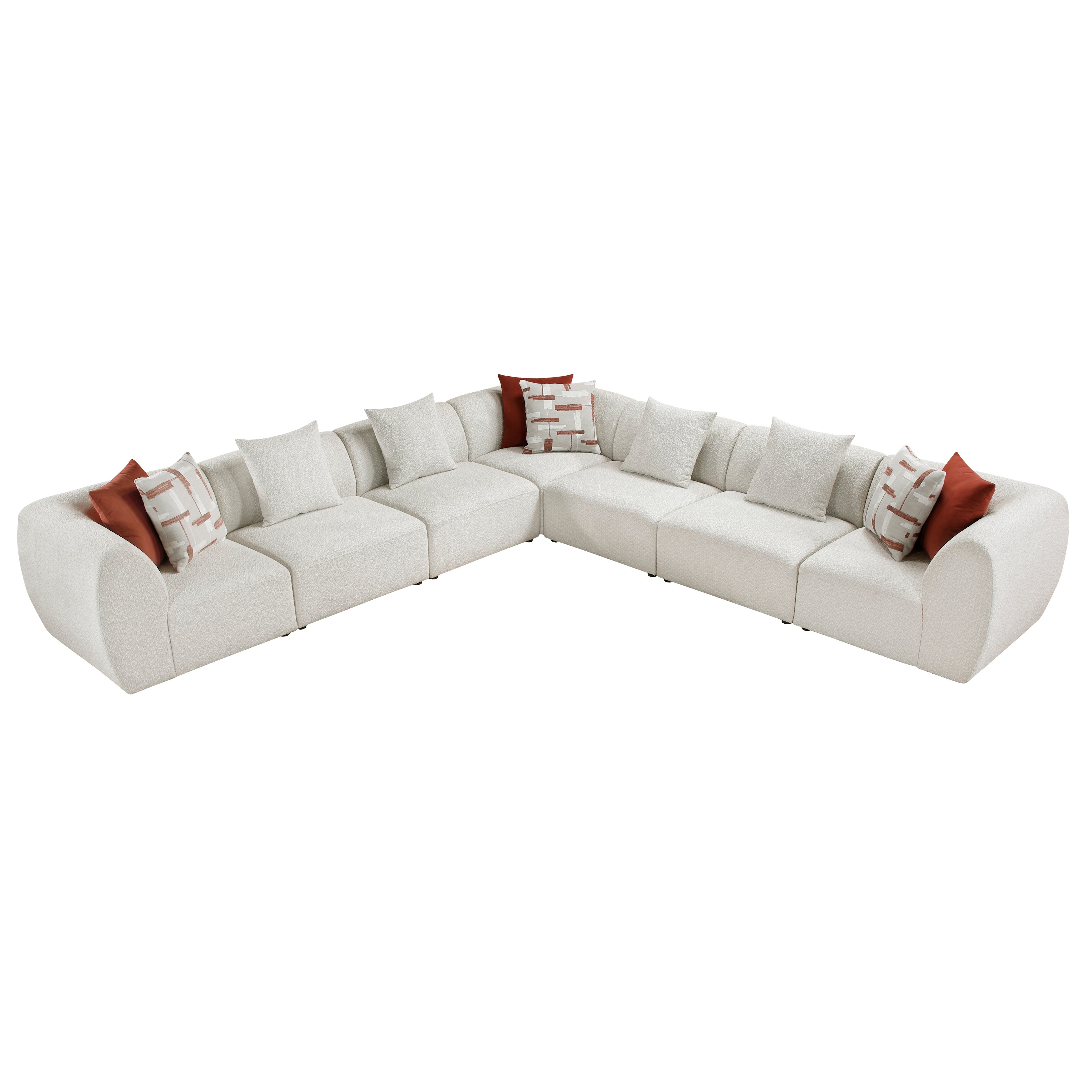 9669CN*73CR4AC (7)7-Piece Modular Sectional - 9669CN*73CR4AC