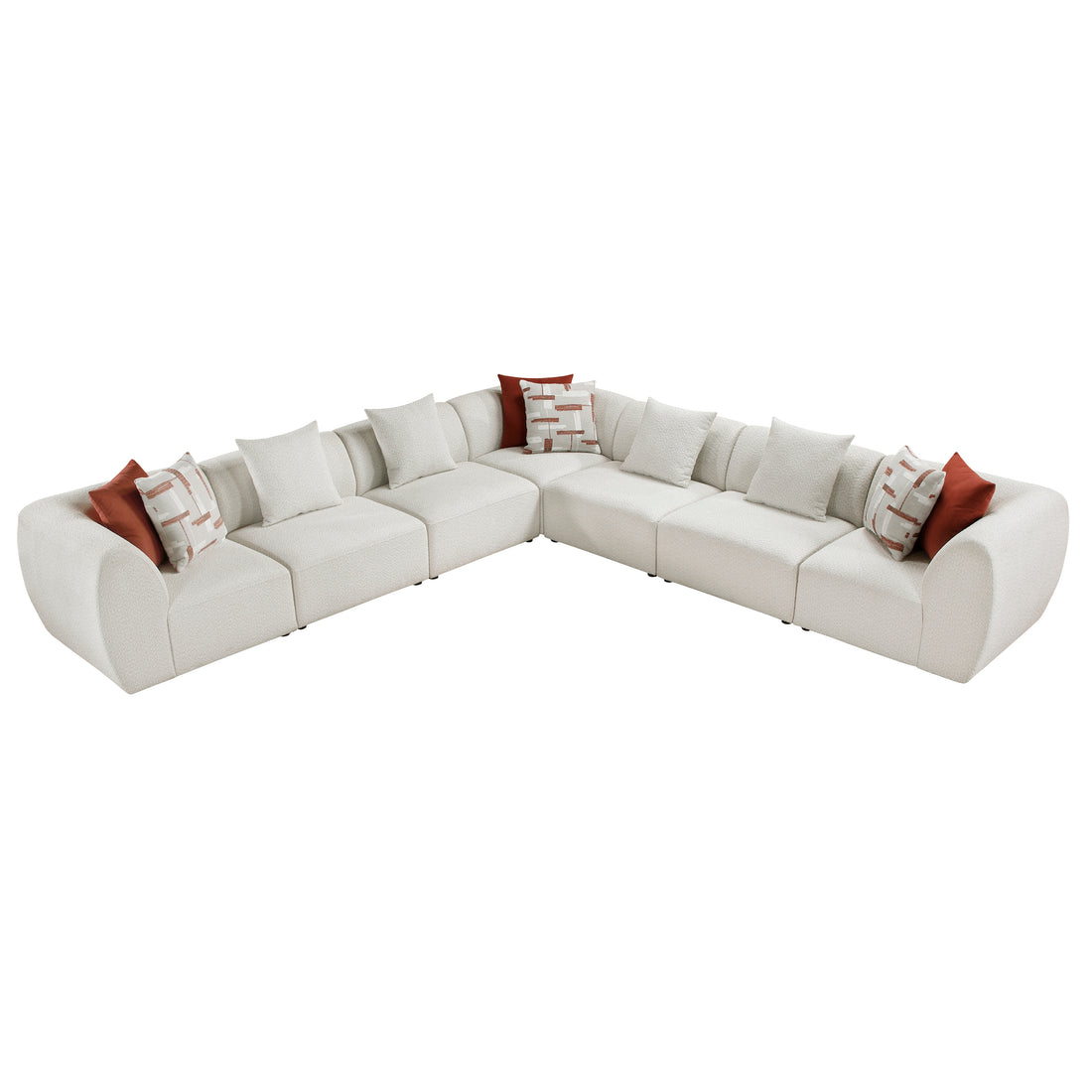 9669CN*73CR4AC (7)7-Piece Modular Sectional - 9669CN*73CR4AC