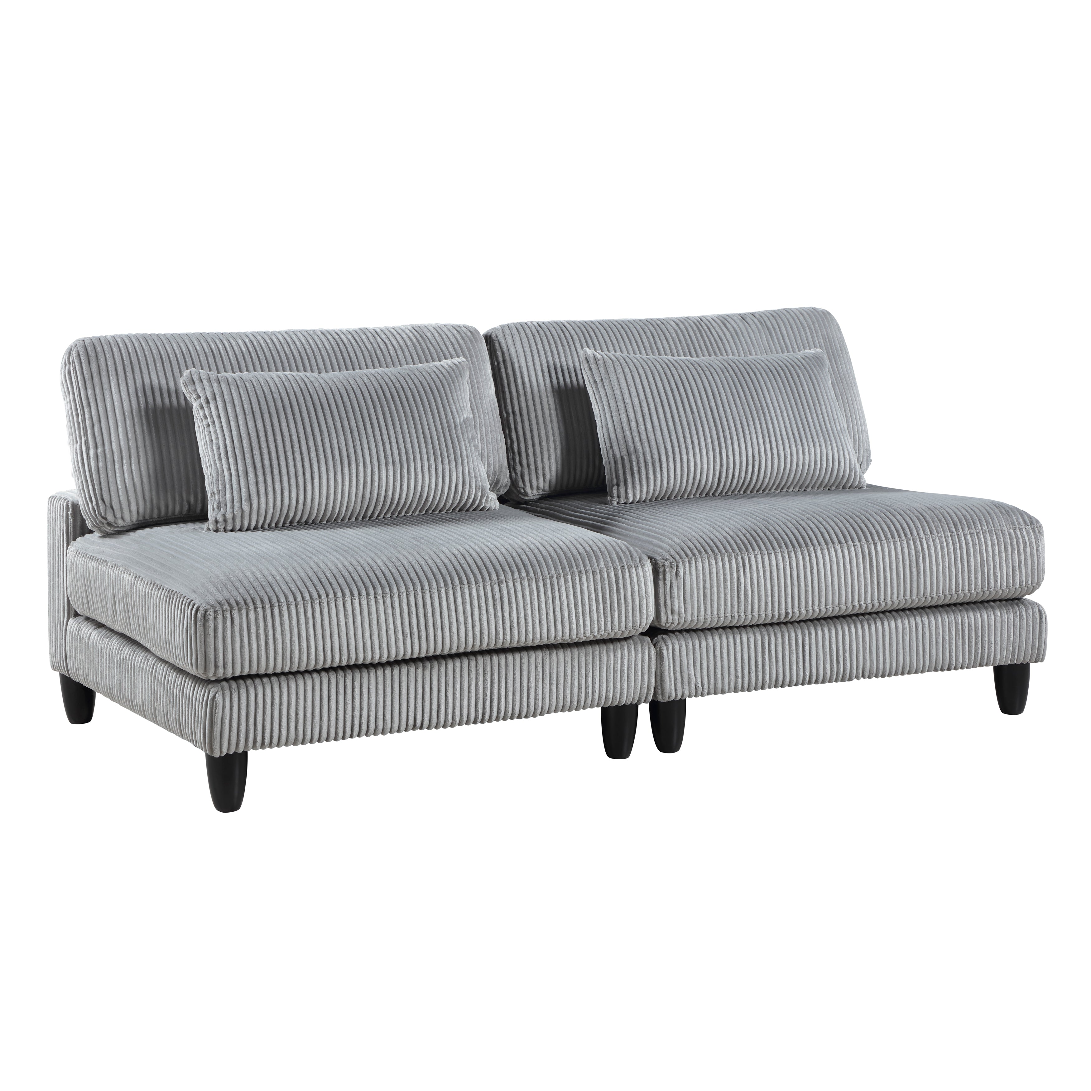 9688GY*63CR3AC (6)6-Piece Modular Sectional - 9688GY*63CR3AC