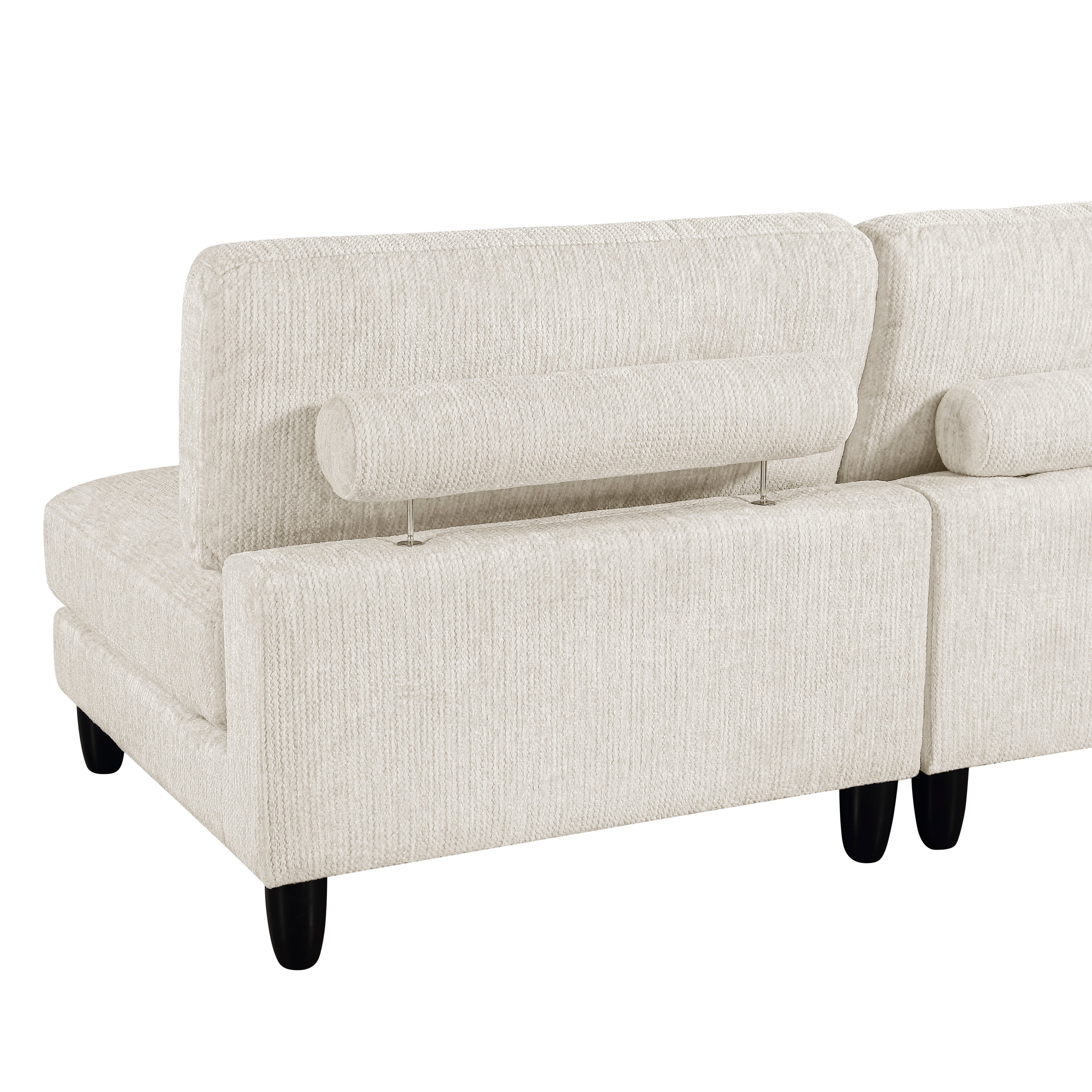 9688NBE*62CR2AC2OT (6)6-Piece Modular Sectional with Ottomans - 9688NBE*62CR2AC2OT