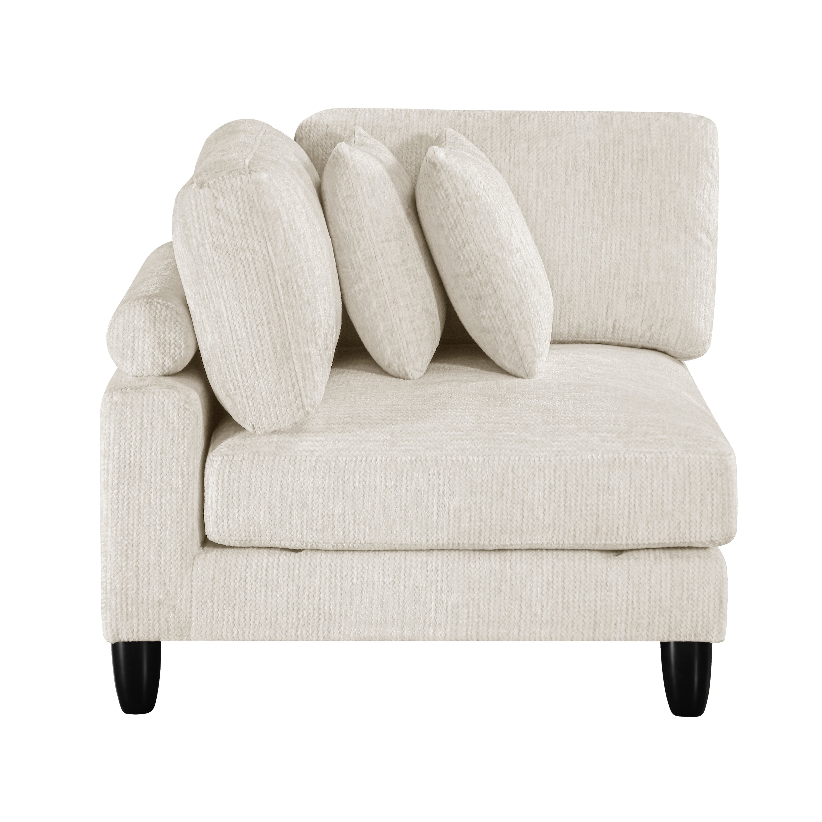 9688NBE*62CR2AC2OT (6)6-Piece Modular Sectional with Ottomans - 9688NBE*62CR2AC2OT